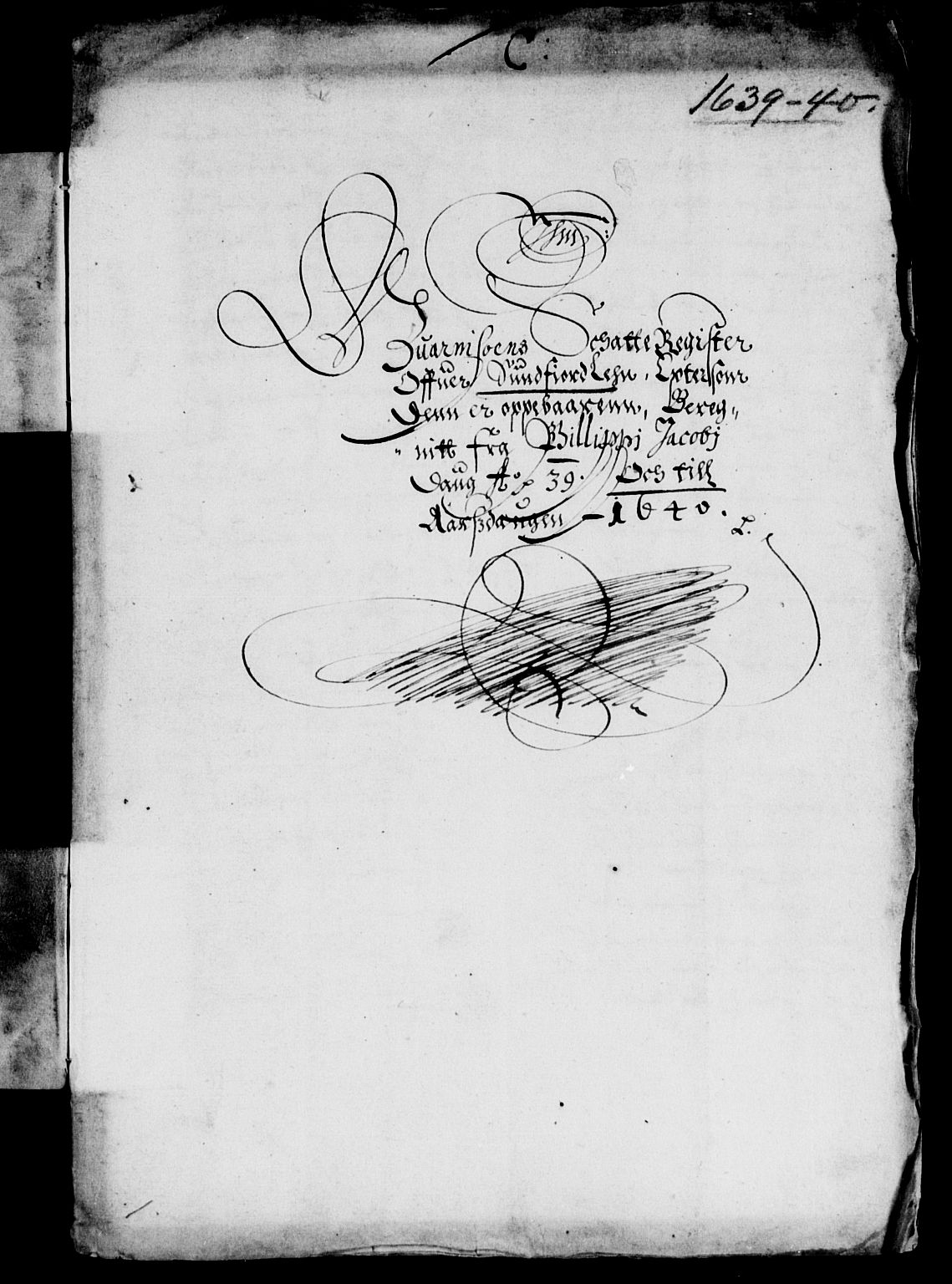 Rentekammeret inntil 1814, Reviderte regnskaper, Lensregnskaper, RA/EA-5023/R/Rb/Rbt/L0085: Bergenhus len, 1639-1640