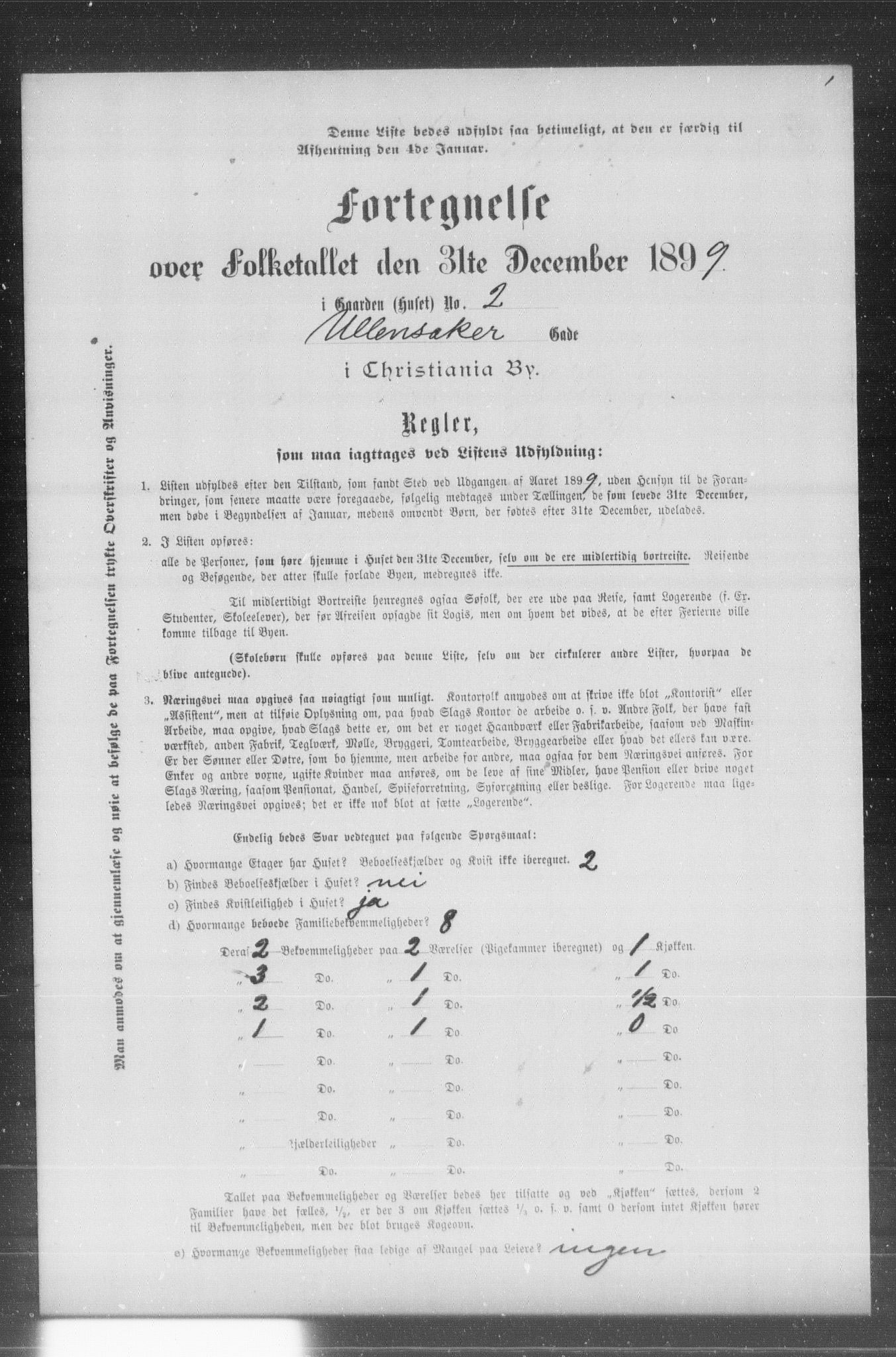 OBA, Municipal Census 1899 for Kristiania, 1899, p. 15329