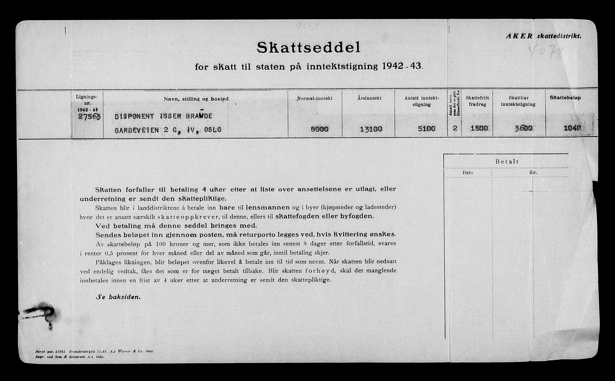 Justisdepartementet, Tilbakeføringskontoret for inndratte formuer, AV/RA-S-1564/H/Hc/Hcc/L0928: --, 1945-1947, p. 63