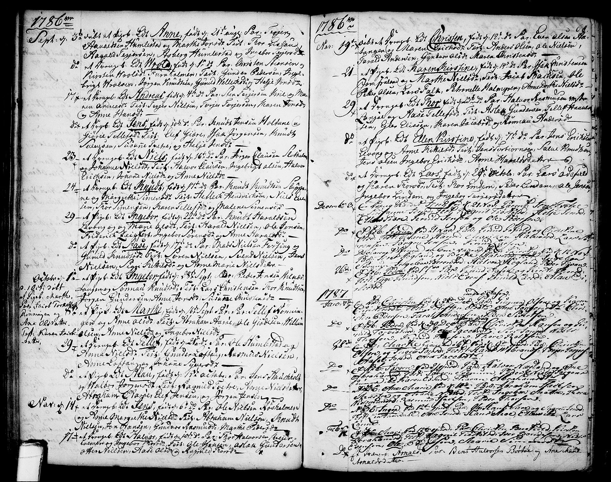 Sannidal kirkebøker, SAKO/A-296/F/Fa/L0002: Parish register (official) no. 2, 1767-1802, p. 68