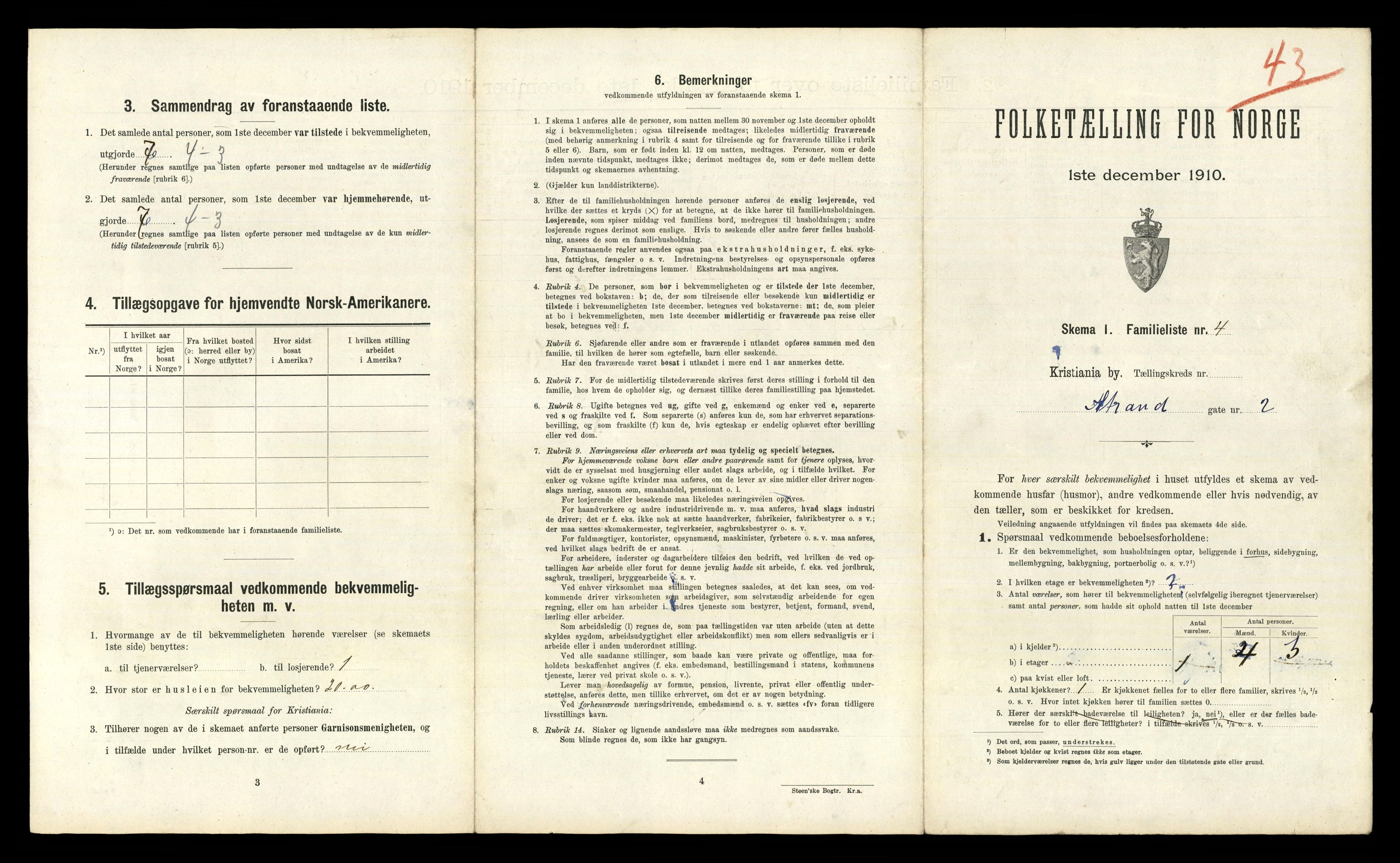 RA, 1910 census for Kristiania, 1910, p. 99593