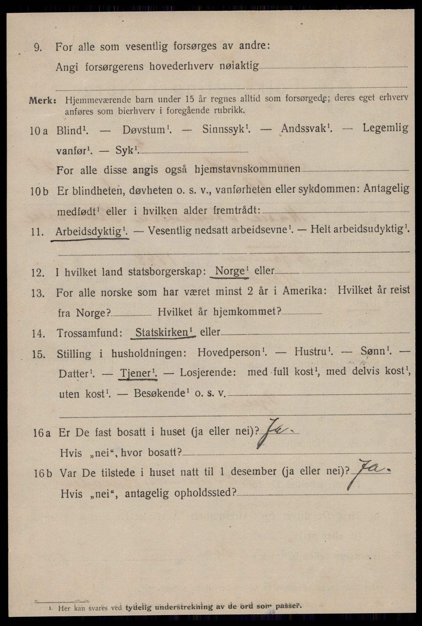 SAT, 1920 census for Ålesund, 1920, p. 40265