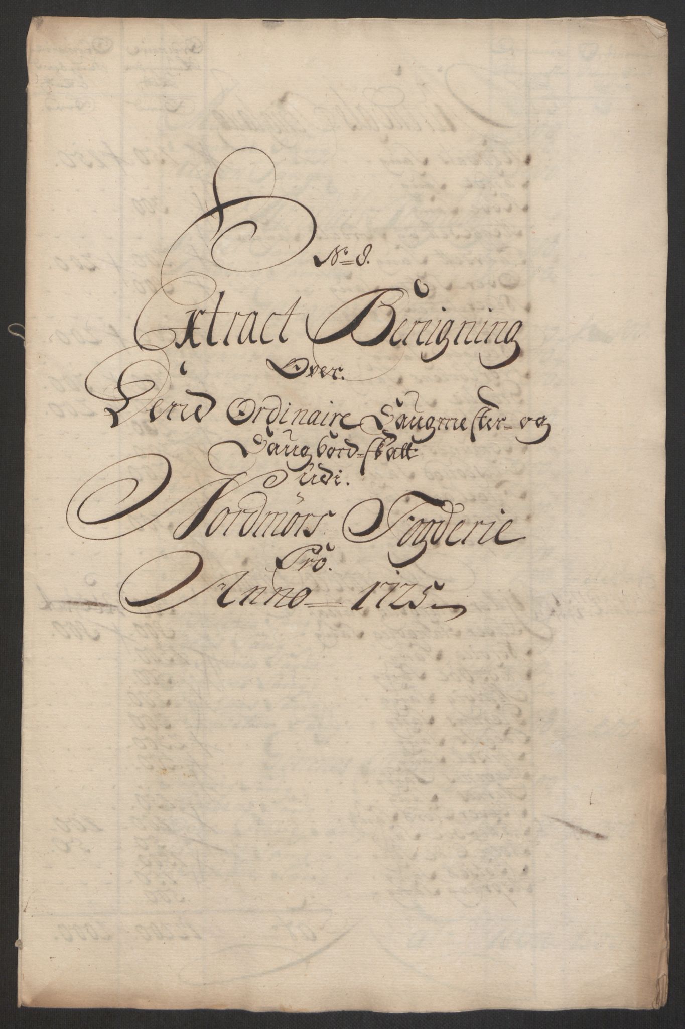 Rentekammeret inntil 1814, Reviderte regnskaper, Fogderegnskap, AV/RA-EA-4092/R56/L3758: Fogderegnskap Nordmøre, 1725, p. 125