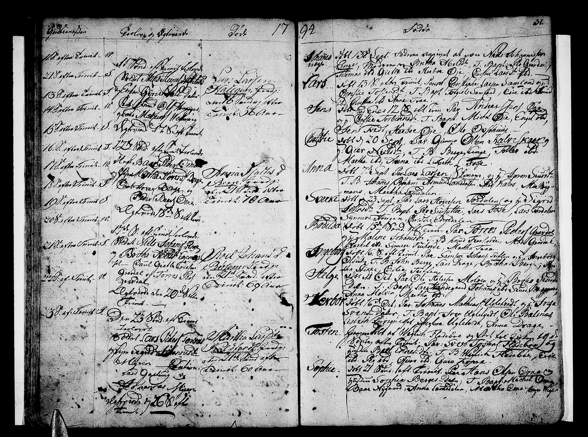 Strandebarm sokneprestembete, AV/SAB-A-78401/H/Haa: Parish register (official) no. A 4, 1788-1817, p. 31