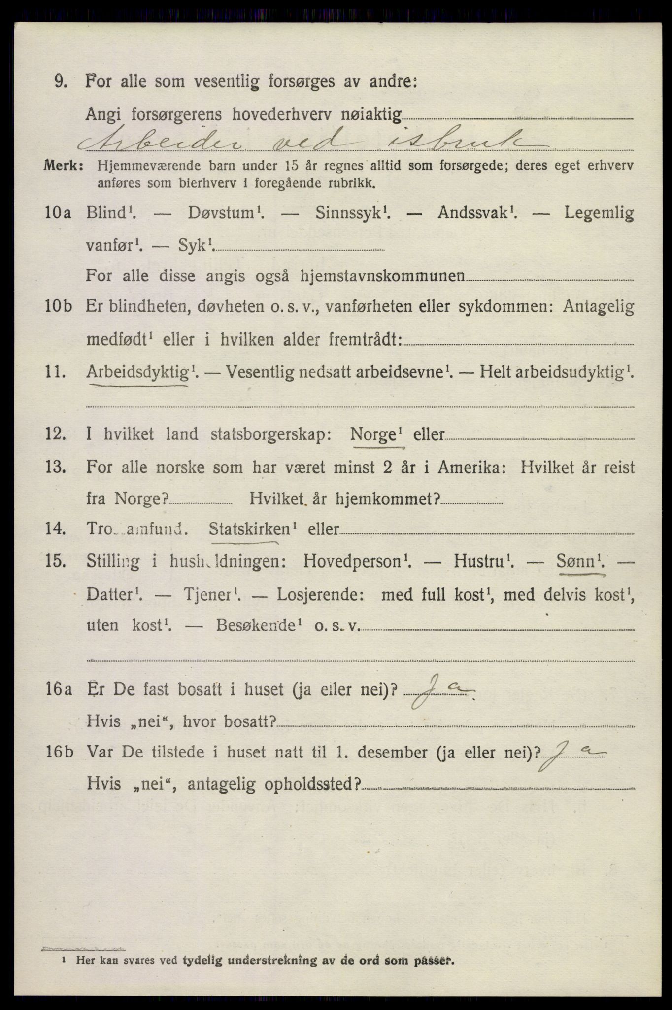 SAKO, 1920 census for Skåtøy, 1920, p. 5477