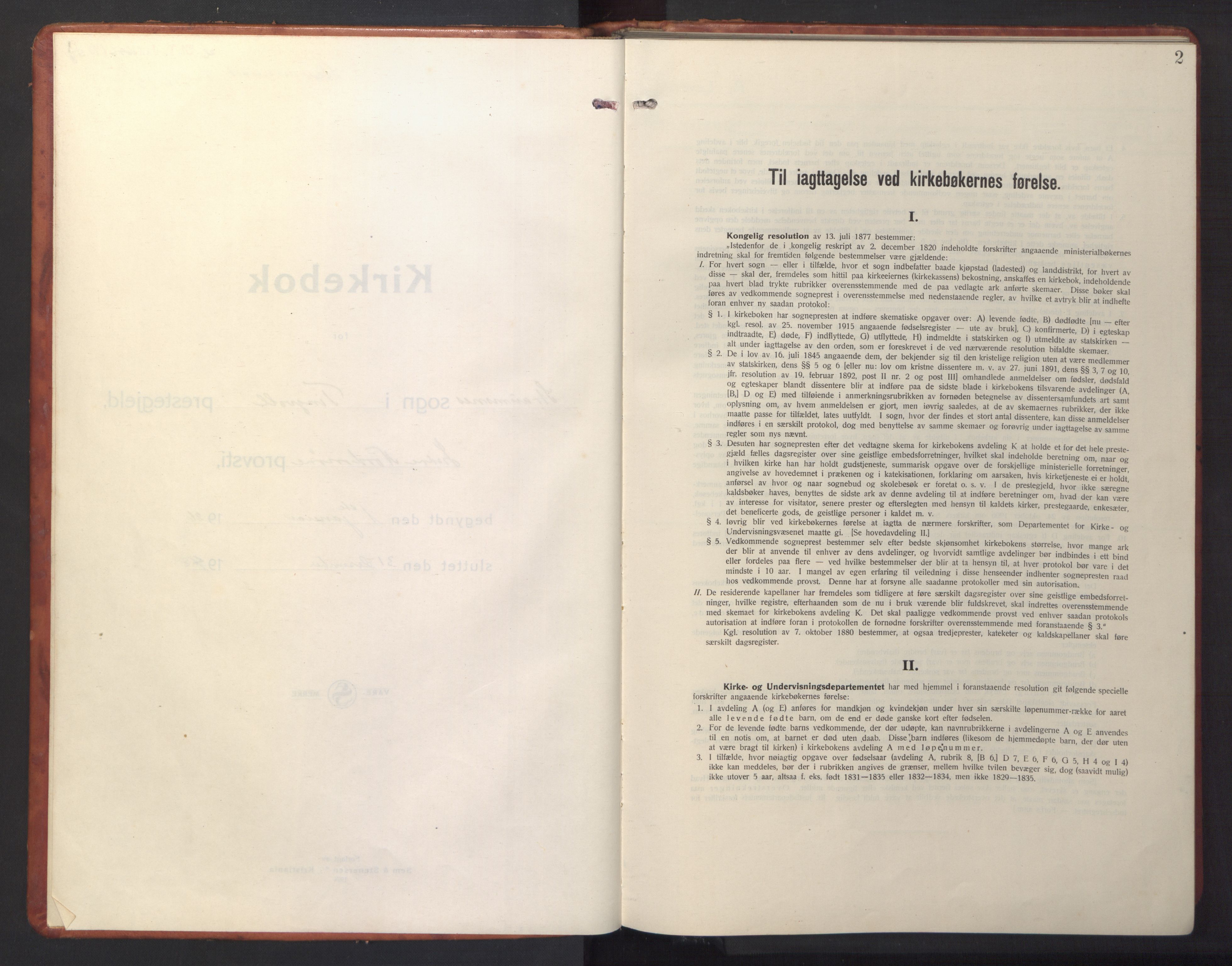 Ministerialprotokoller, klokkerbøker og fødselsregistre - Møre og Romsdal, AV/SAT-A-1454/587/L1002: Parish register (copy) no. 587C02, 1926-1951, p. 2