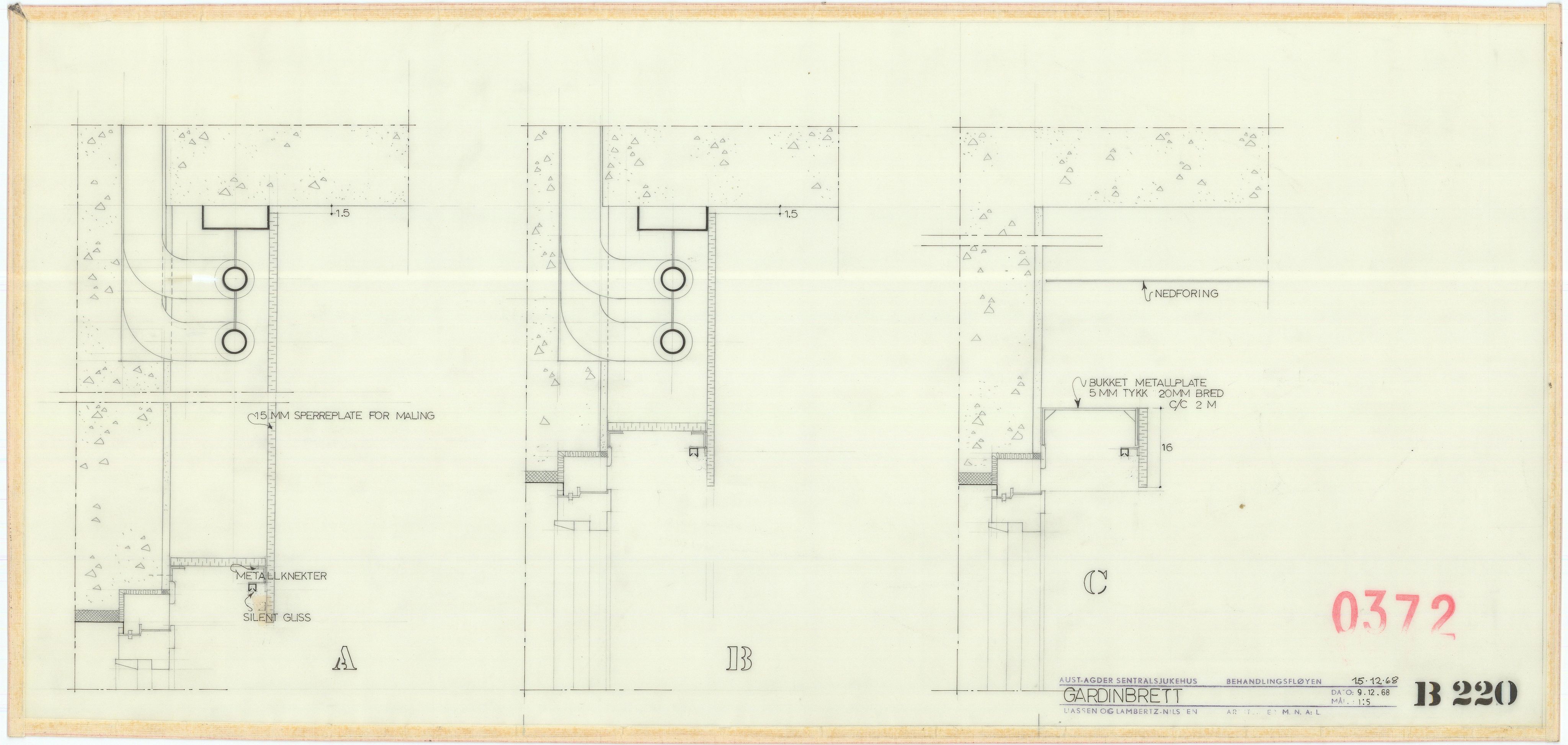 Eliassen og Lambertz-Nilssen Arkitekter, AAKS/PA-2983/T/T02/L0006: Tegningskogger 0372, 1967-1972, p. 11