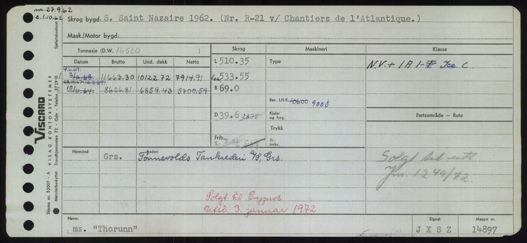 Sjøfartsdirektoratet med forløpere, Skipsmålingen, RA/S-1627/H/Hd/L0038: Fartøy, T-Th, p. 821