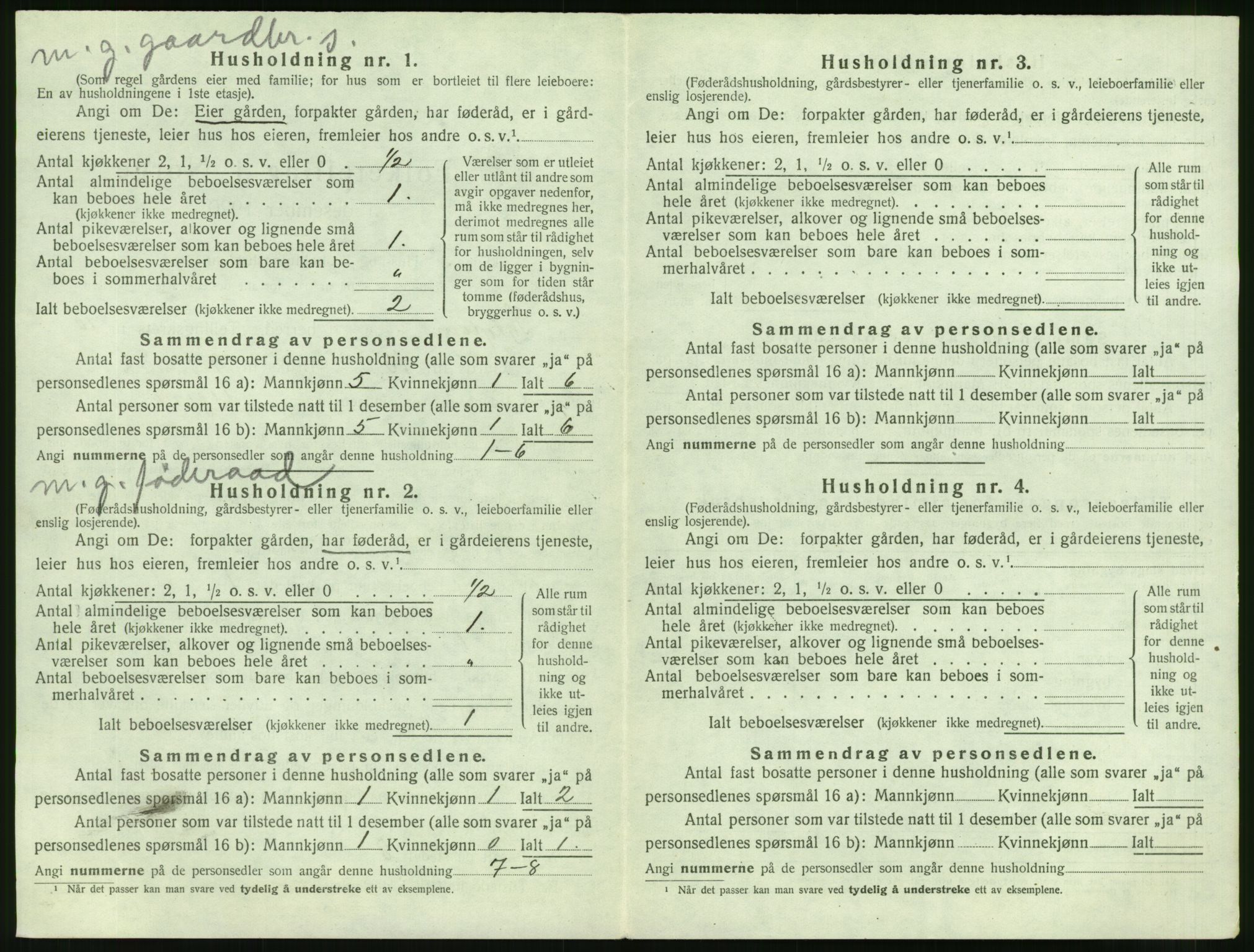 SAT, 1920 census for Sykkylven, 1920, p. 780