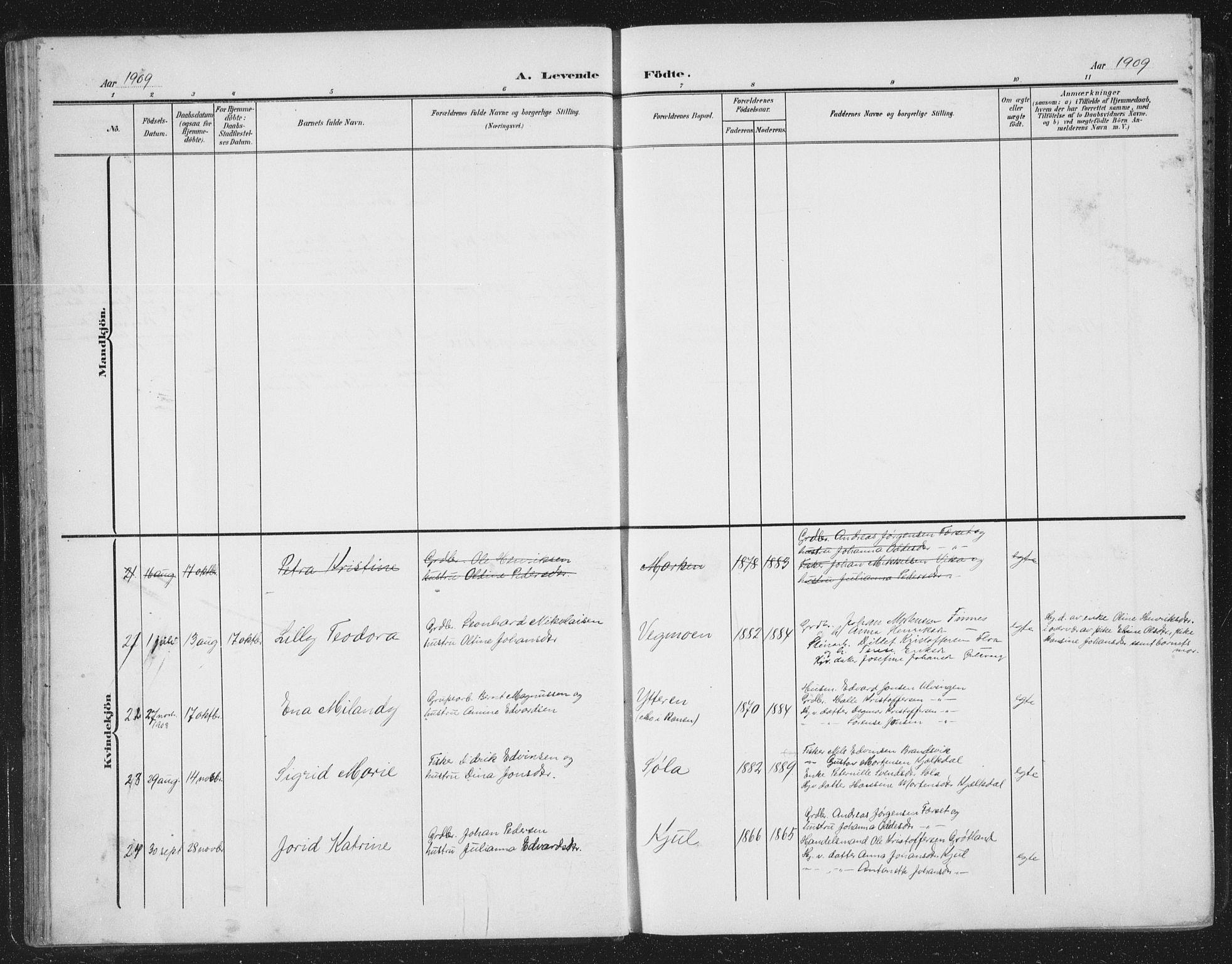 Ministerialprotokoller, klokkerbøker og fødselsregistre - Nordland, AV/SAT-A-1459/816/L0254: Parish register (copy) no. 816C04, 1905-1934