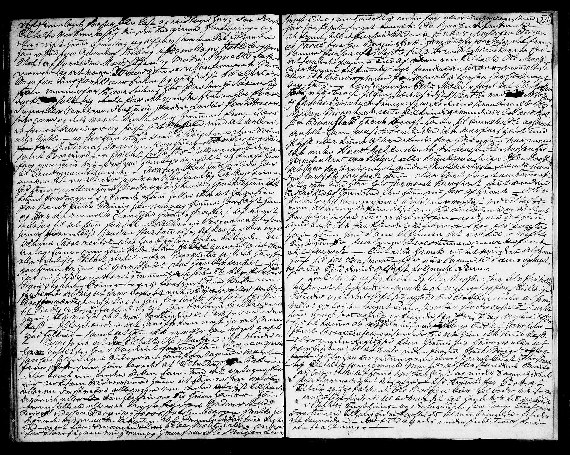 Nedre Telemark sorenskriveri, SAKO/A-135/F/Fa/L0029: Tingbok, 1786-1789, p. 520