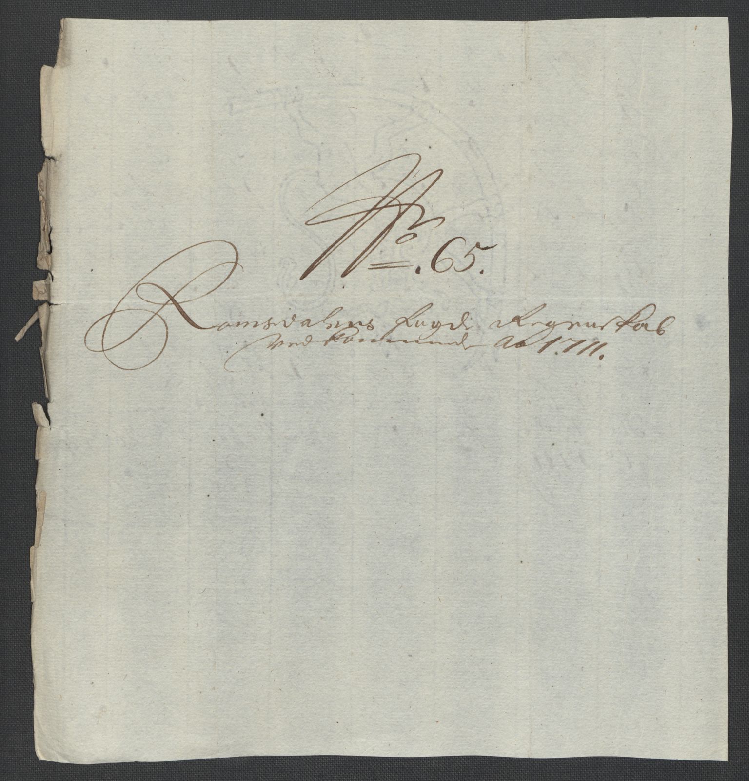 Rentekammeret inntil 1814, Reviderte regnskaper, Fogderegnskap, AV/RA-EA-4092/R55/L3660: Fogderegnskap Romsdal, 1711, p. 325