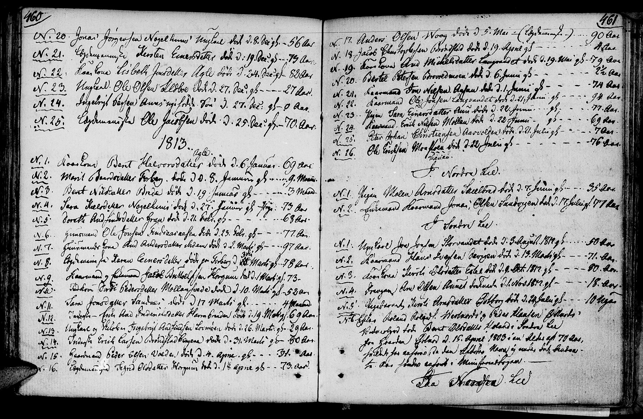 Ministerialprotokoller, klokkerbøker og fødselsregistre - Nord-Trøndelag, SAT/A-1458/749/L0468: Parish register (official) no. 749A02, 1787-1817, p. 460-461