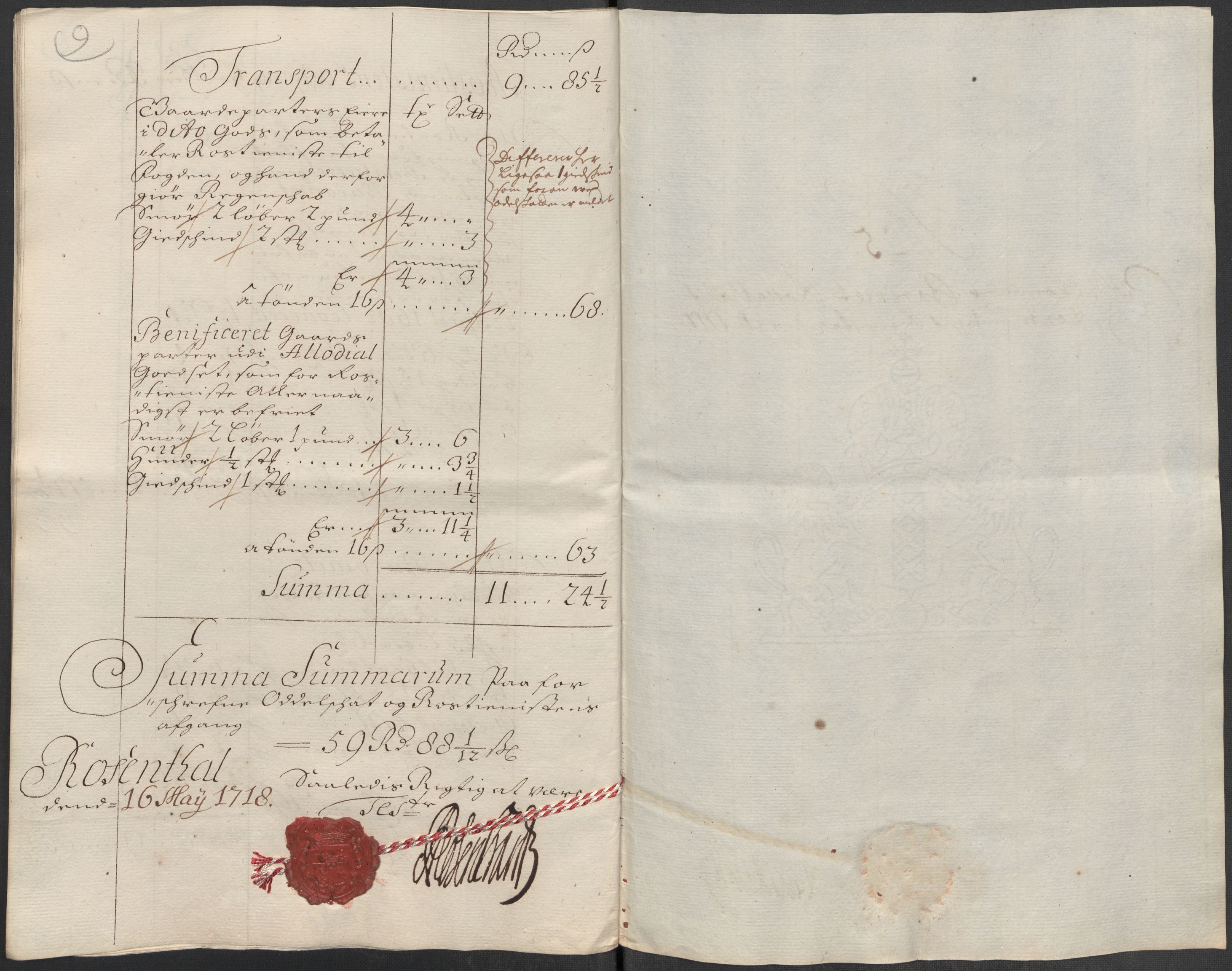 Rentekammeret inntil 1814, Reviderte regnskaper, Fogderegnskap, AV/RA-EA-4092/R49/L3139: Fogderegnskap Rosendal Baroni, 1715-1717, p. 251