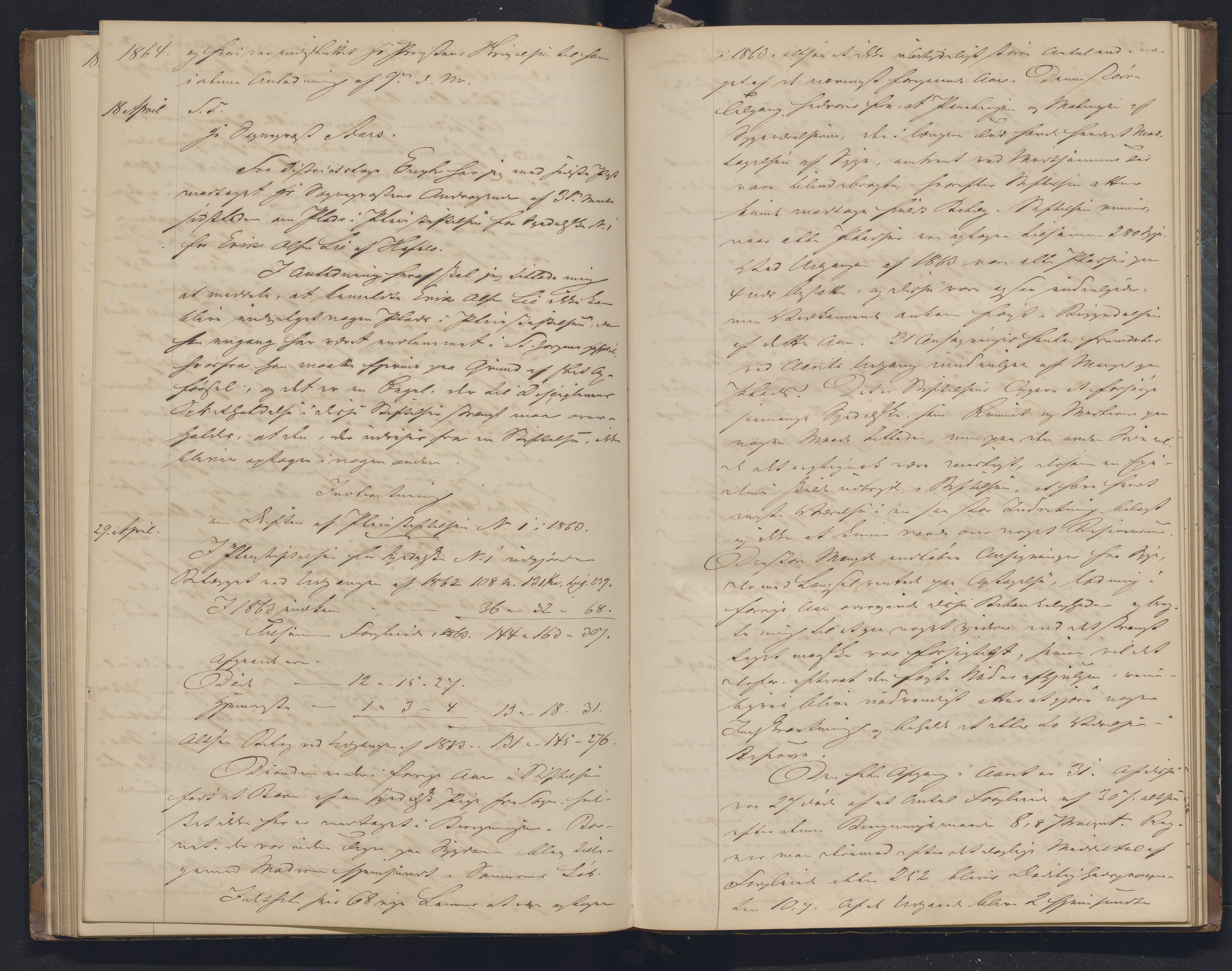 Lepraarkiver - Overlegen for den spedalske sykdom, AV/SAB-A-61001/B.b/L0006: Kopibok, 1860-1874