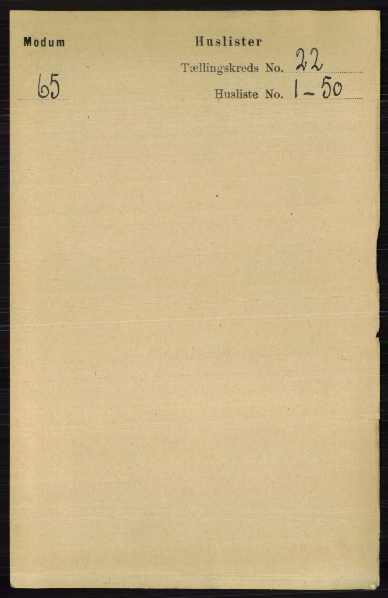 RA, 1891 census for 0623 Modum, 1891, p. 8336