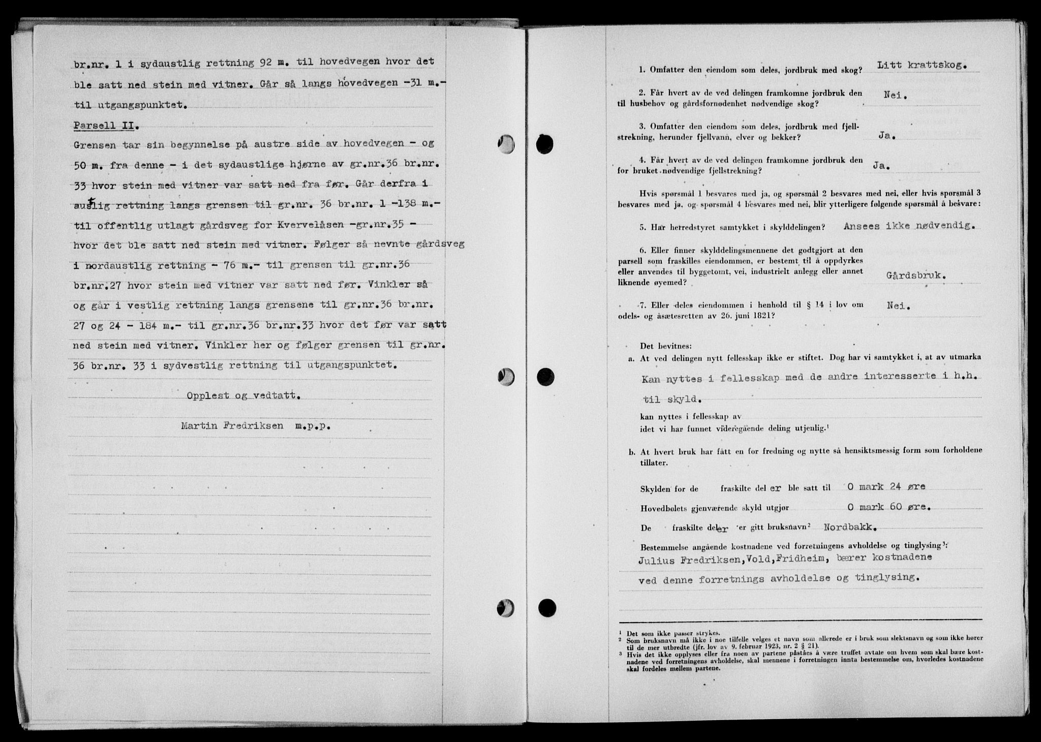 Lofoten sorenskriveri, SAT/A-0017/1/2/2C/L0018a: Mortgage book no. 18a, 1948-1948, Diary no: : 921/1948