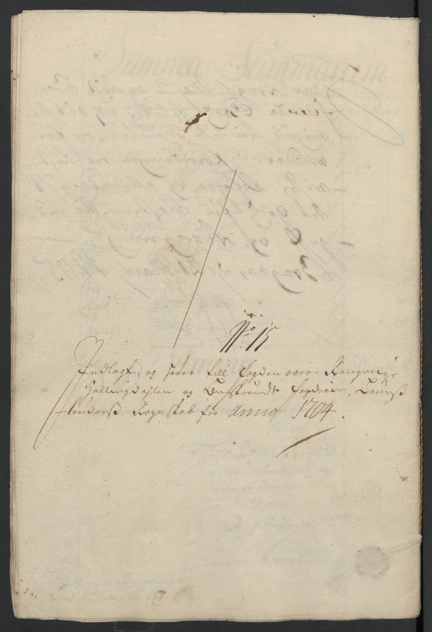 Rentekammeret inntil 1814, Reviderte regnskaper, Fogderegnskap, RA/EA-4092/R22/L1463: Fogderegnskap Ringerike, Hallingdal og Buskerud, 1704, p. 294