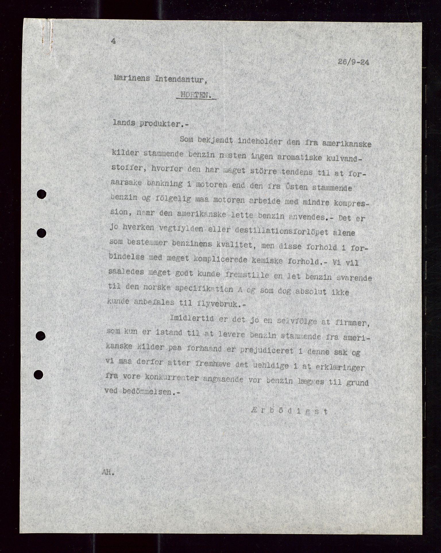 Pa 1521 - A/S Norske Shell, AV/SAST-A-101915/E/Ea/Eaa/L0012: Sjefskorrespondanse, 1924, p. 719