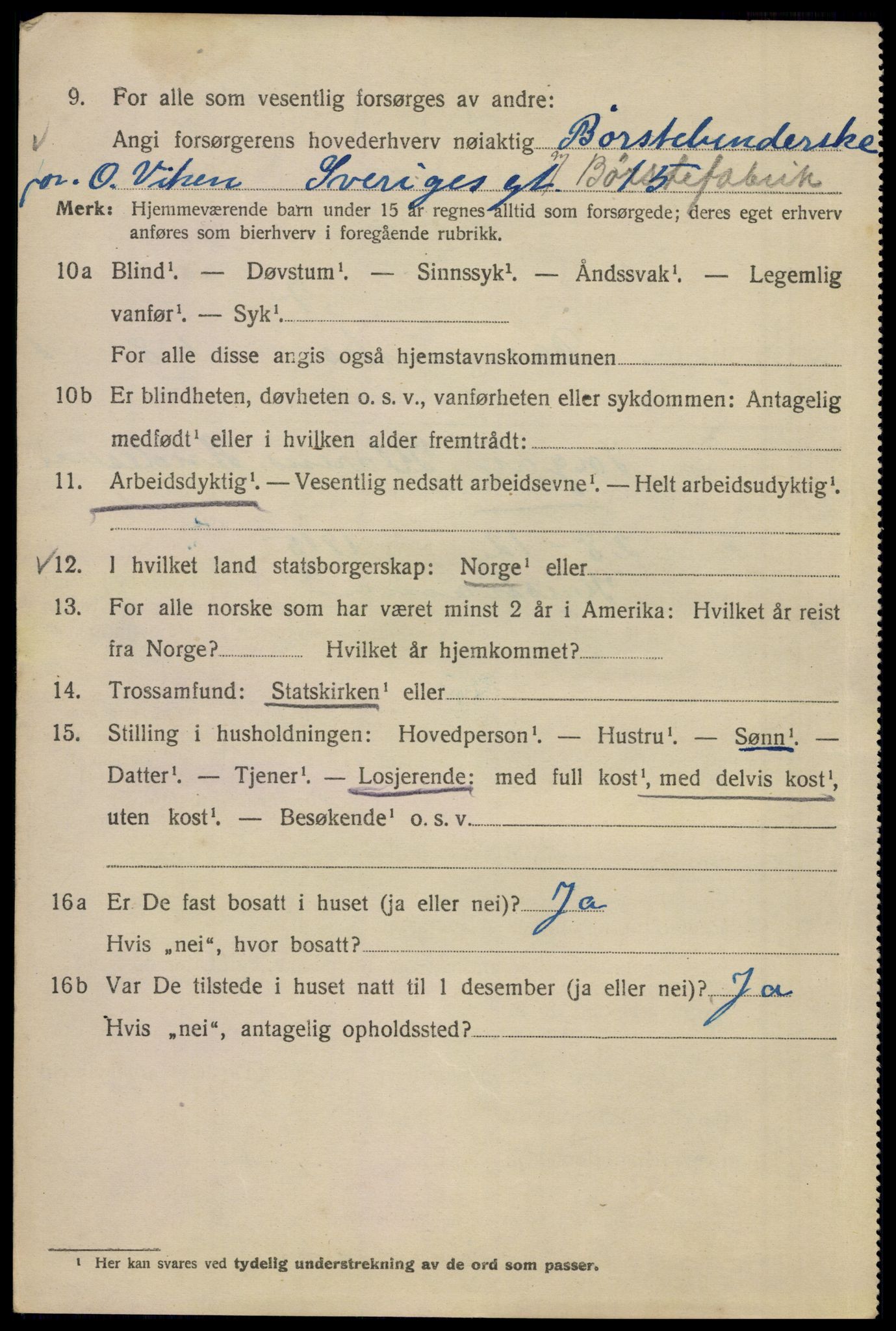 SAO, 1920 census for Kristiania, 1920, p. 196040