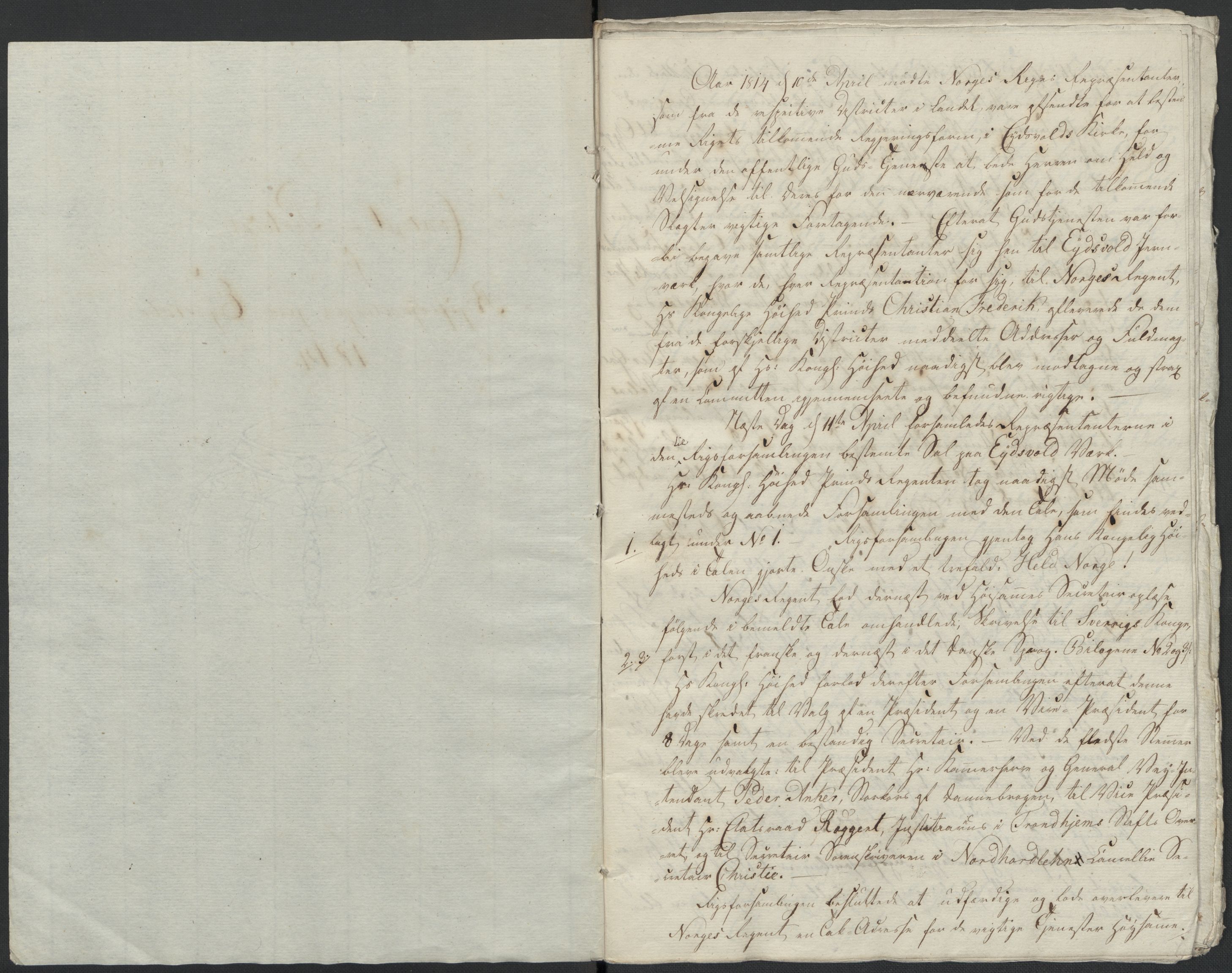 Christie, Wilhelm Frimann Koren, RA/PA-0014/F/L0004: Christies dokumenter fra 1814, 1814, p. 55