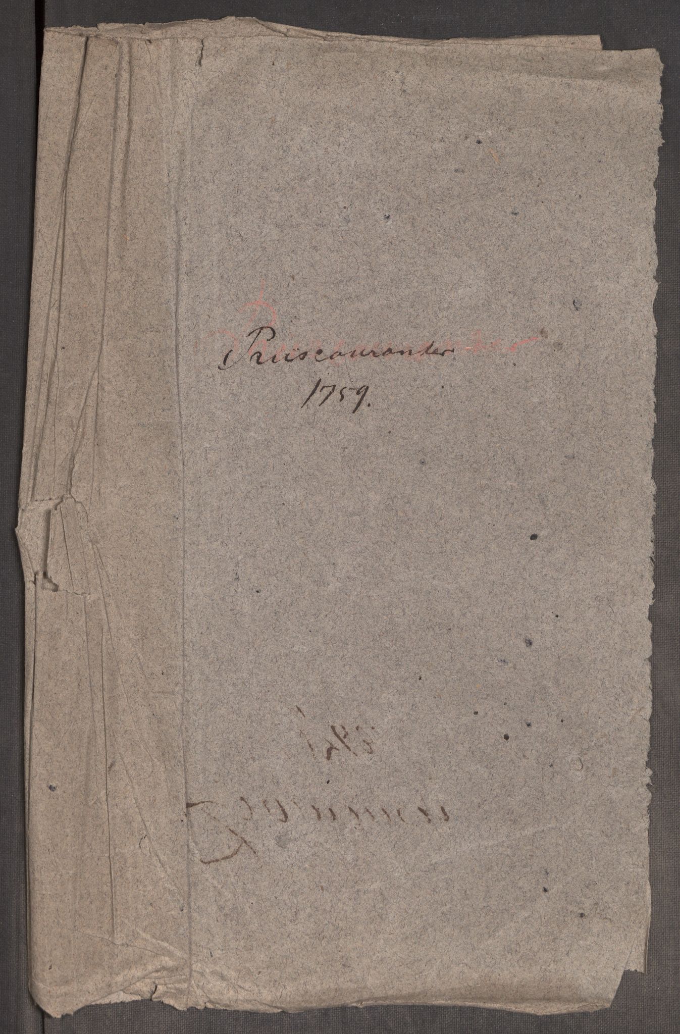 Rentekammeret inntil 1814, Realistisk ordnet avdeling, AV/RA-EA-4070/Oe/L0006: [Ø1]: Priskuranter, 1758-1760, p. 323