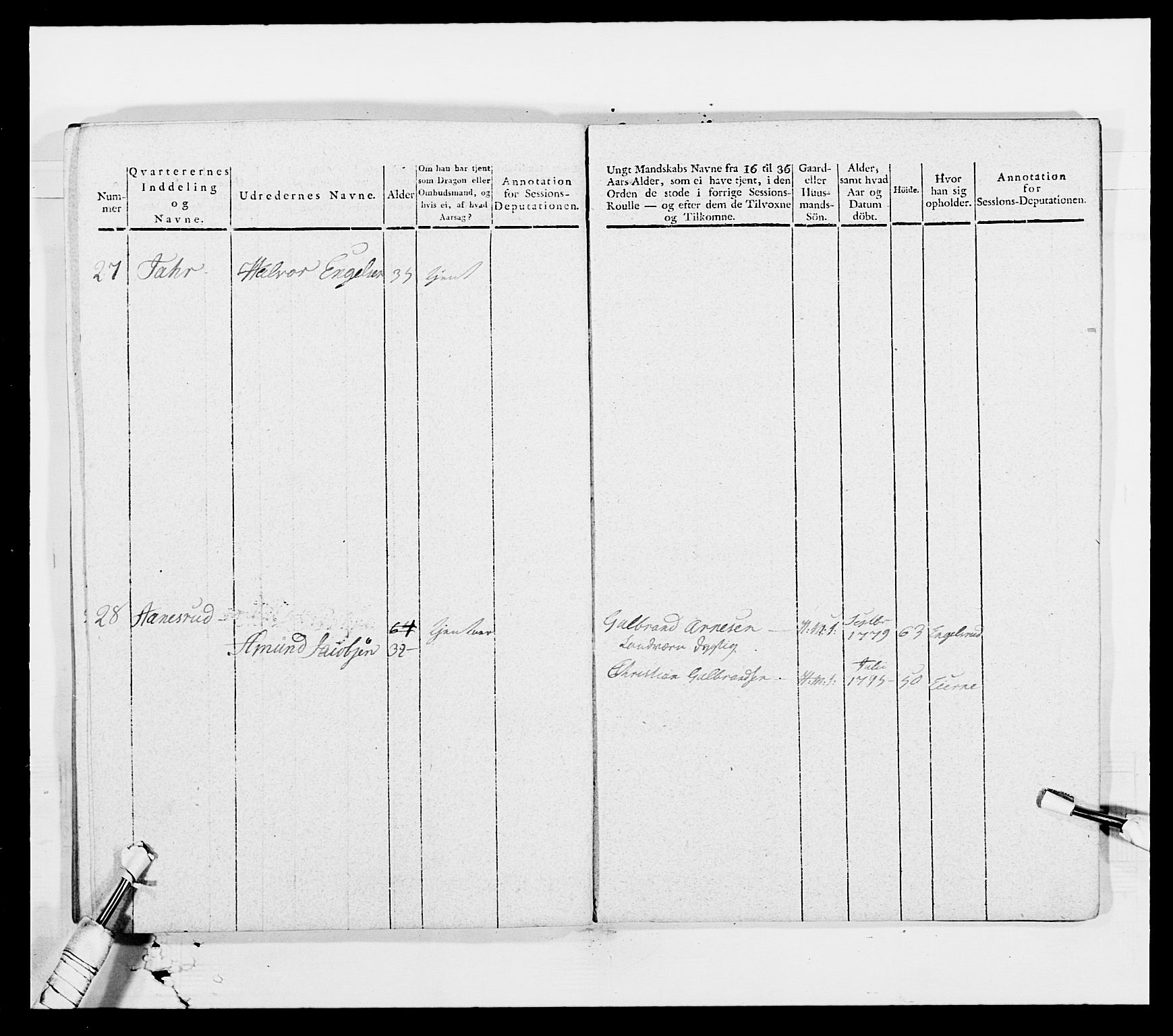 Generalitets- og kommissariatskollegiet, Det kongelige norske kommissariatskollegium, AV/RA-EA-5420/E/Eh/L0003: 1. Sønnafjelske dragonregiment, 1767-1812, p. 705