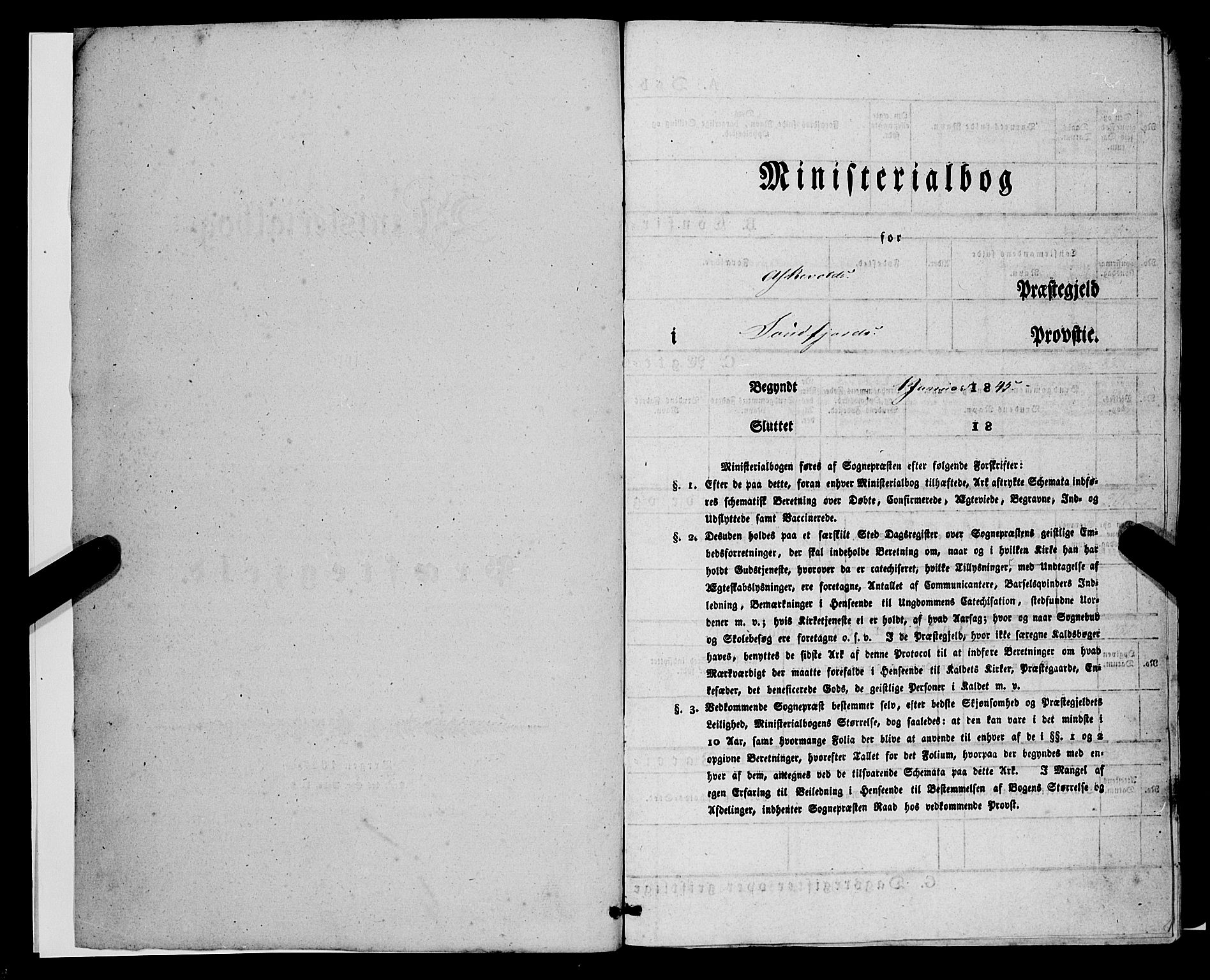 Askvoll sokneprestembete, AV/SAB-A-79501/H/Haa/Haaa/L0011/0001: Parish register (official) no. A 11 I, 1845-1864