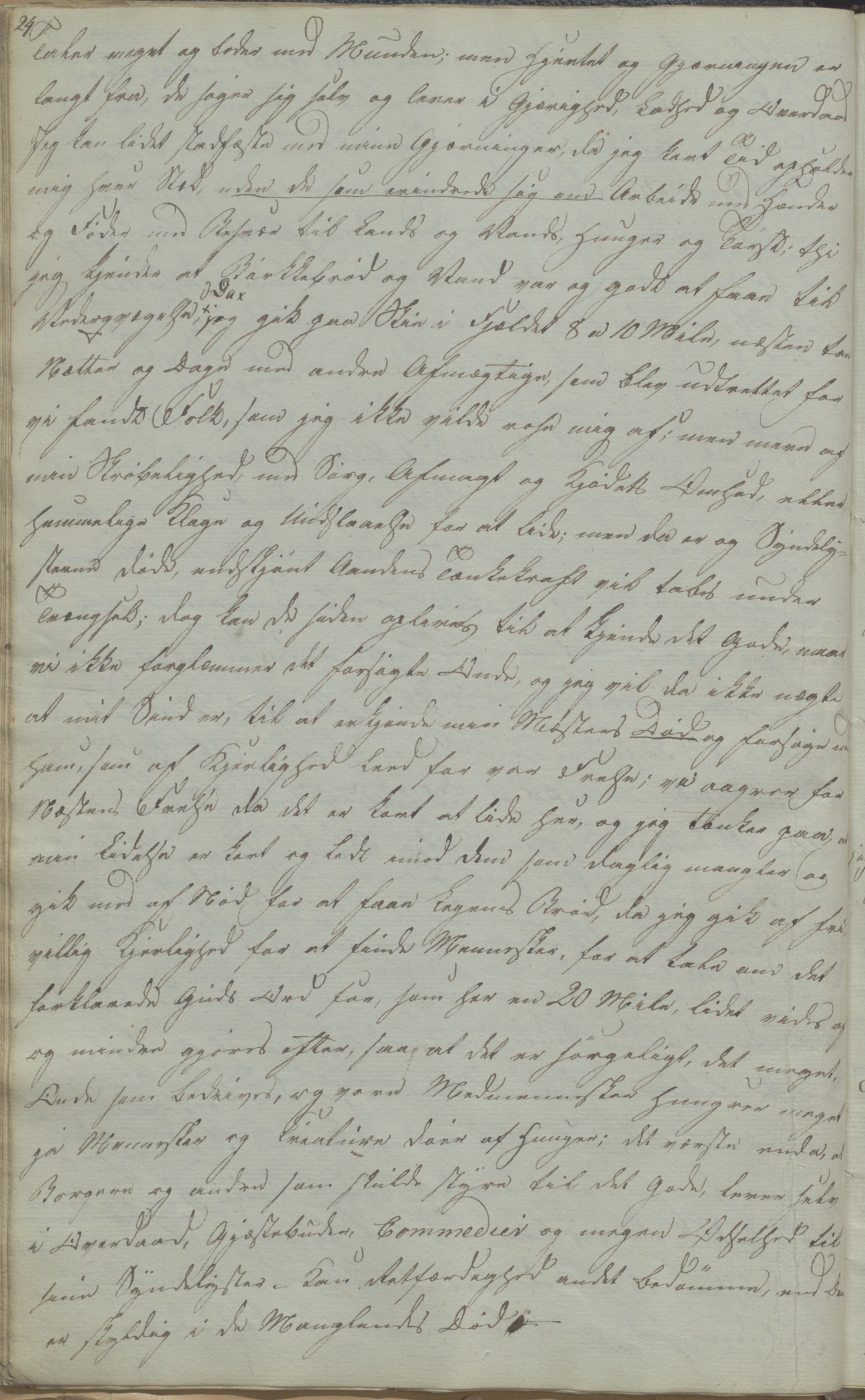 Heggtveitsamlingen, TMF/A-1007/H/L0052/0001: Innbundne brev Ms. S, med innlagt registratur / Innbundne brev Ms S. , 1801-1823, p. 24
