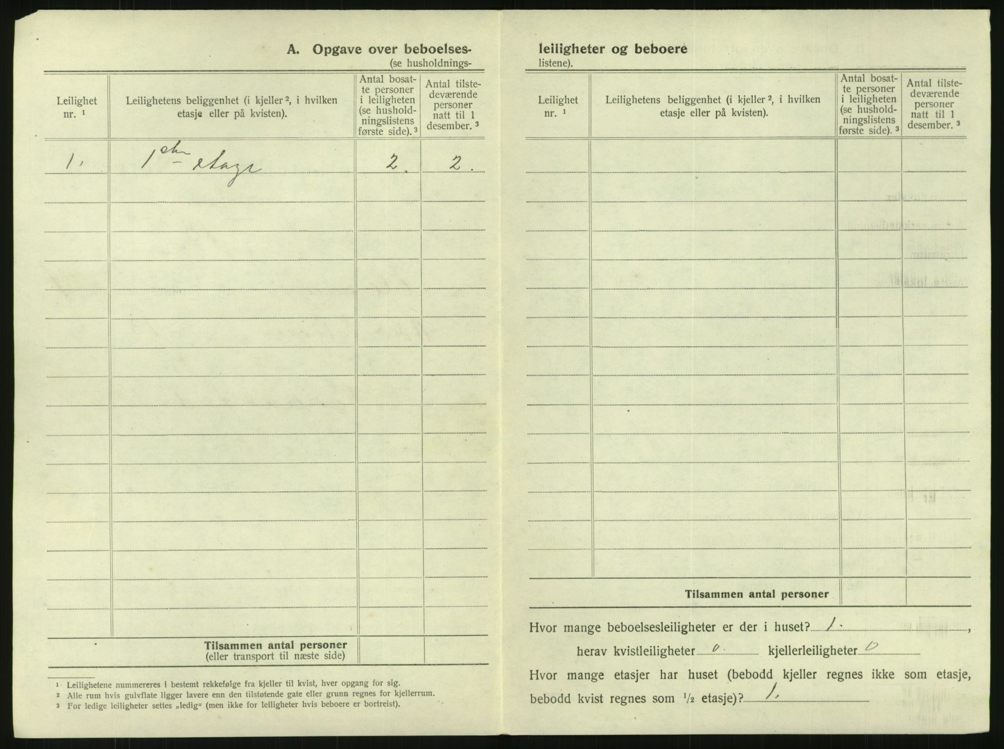 SAK, 1920 census for Lillesand, 1920, p. 48