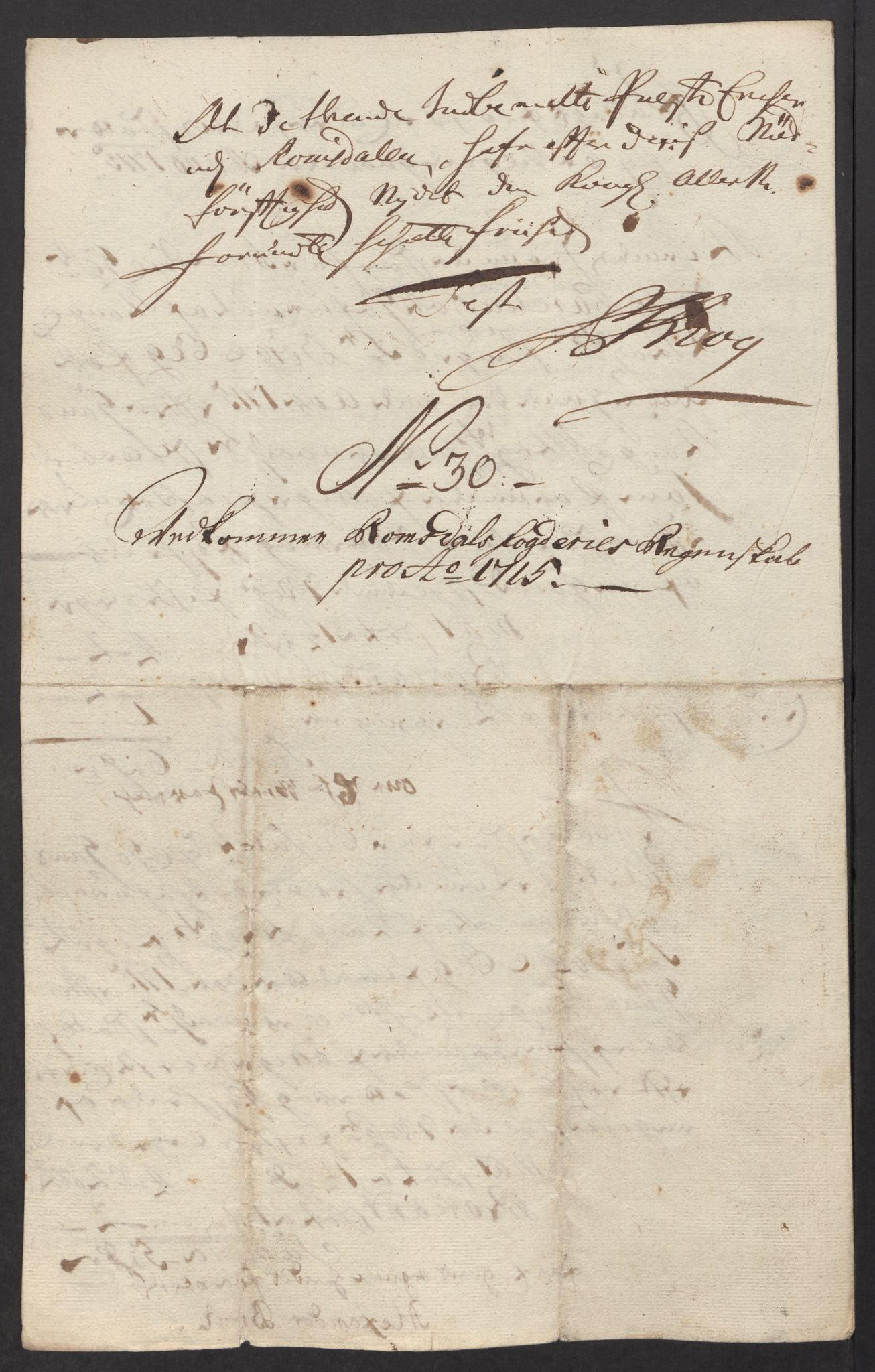 Rentekammeret inntil 1814, Reviderte regnskaper, Fogderegnskap, AV/RA-EA-4092/R55/L3663: Fogderegnskap Romsdal, 1715-1716, p. 204