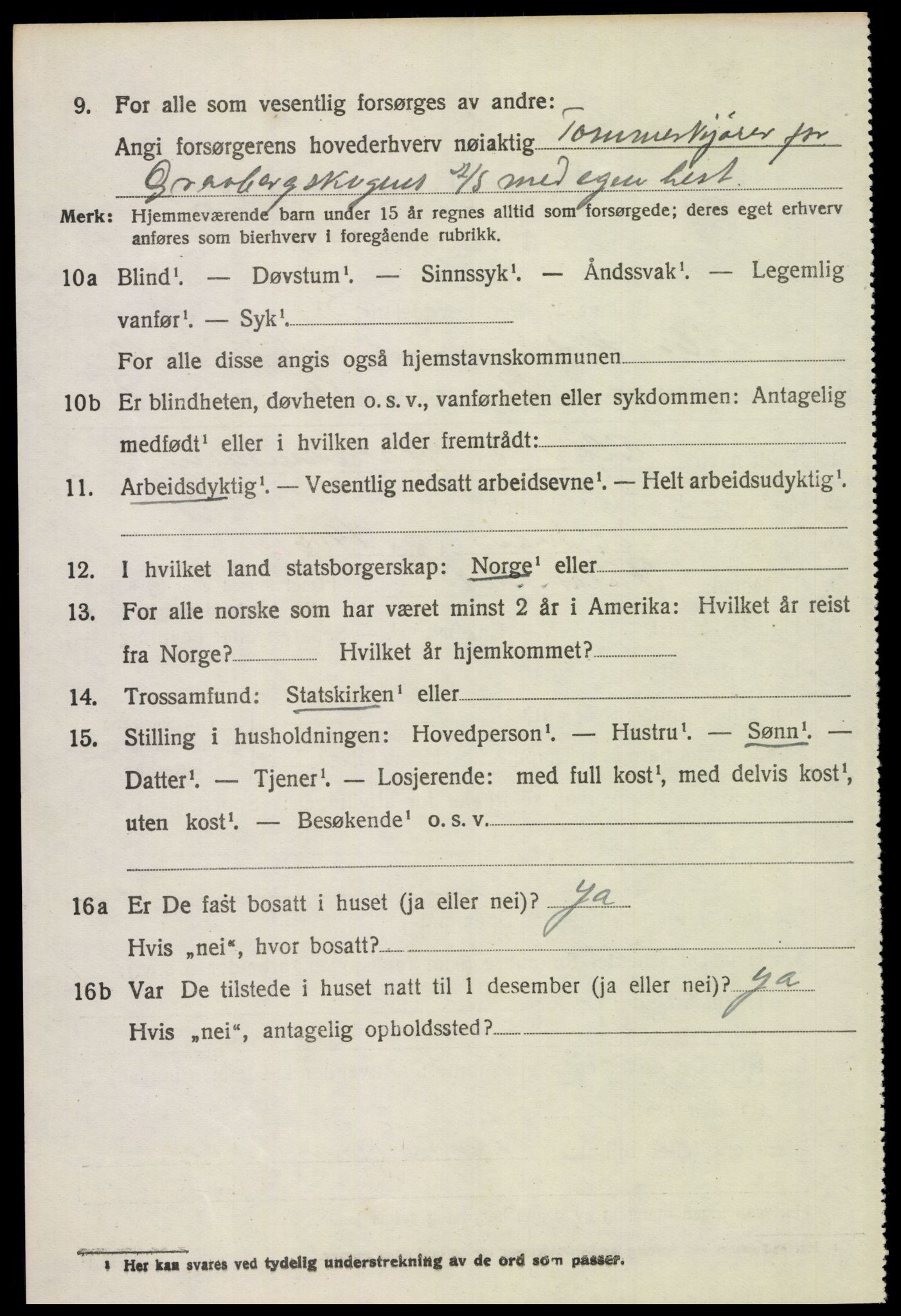 SAH, 1920 census for Våler (Hedmark), 1920, p. 10190