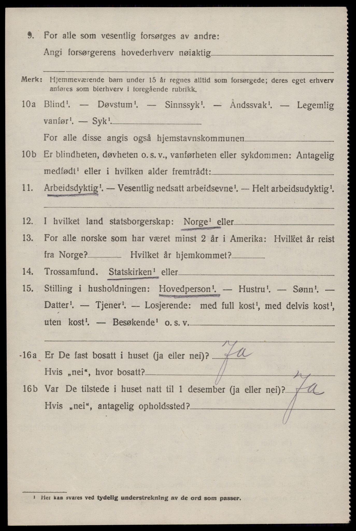 SAKO, 1920 census for Hjartdal, 1920, p. 2209