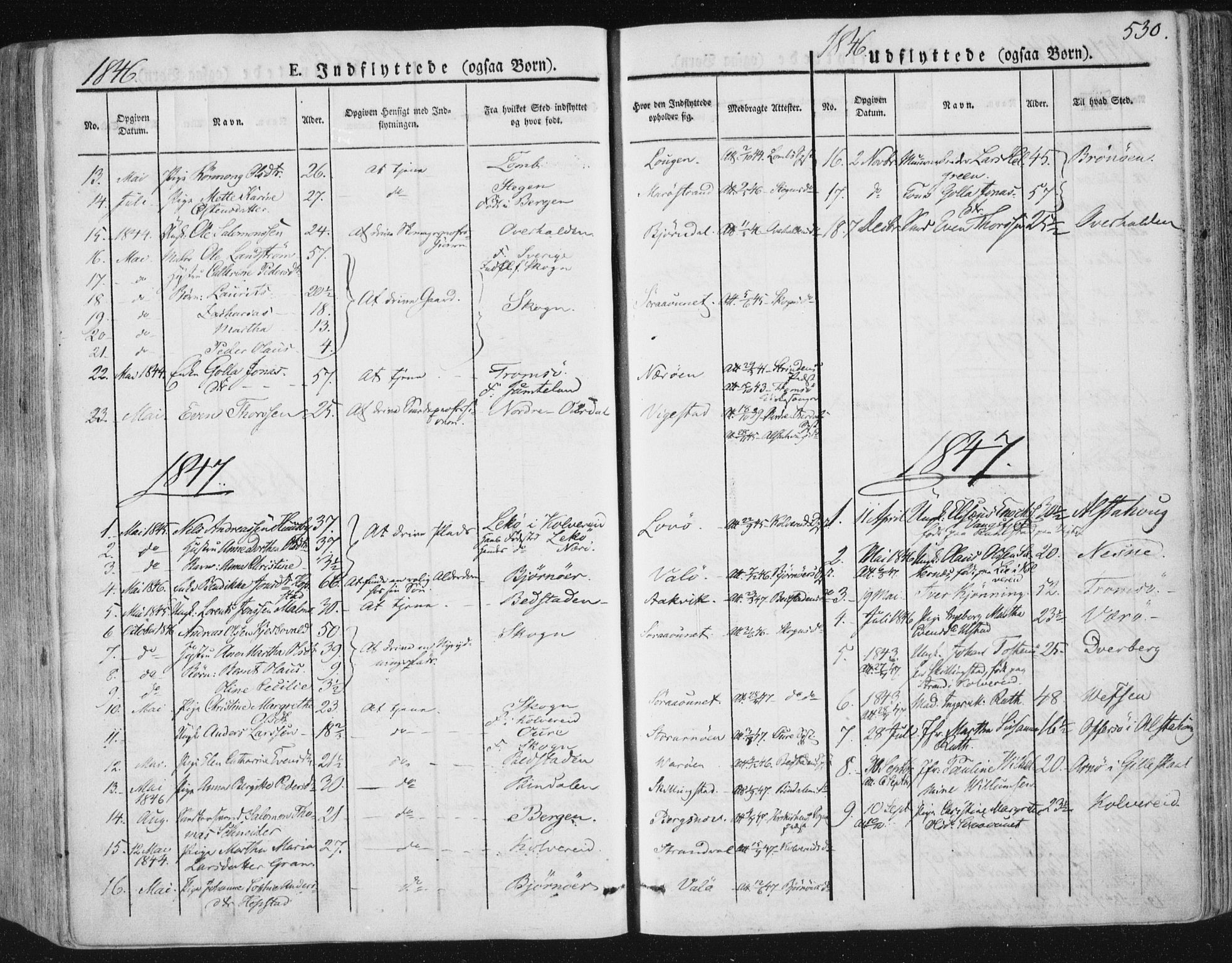Ministerialprotokoller, klokkerbøker og fødselsregistre - Nord-Trøndelag, SAT/A-1458/784/L0669: Parish register (official) no. 784A04, 1829-1859, p. 530