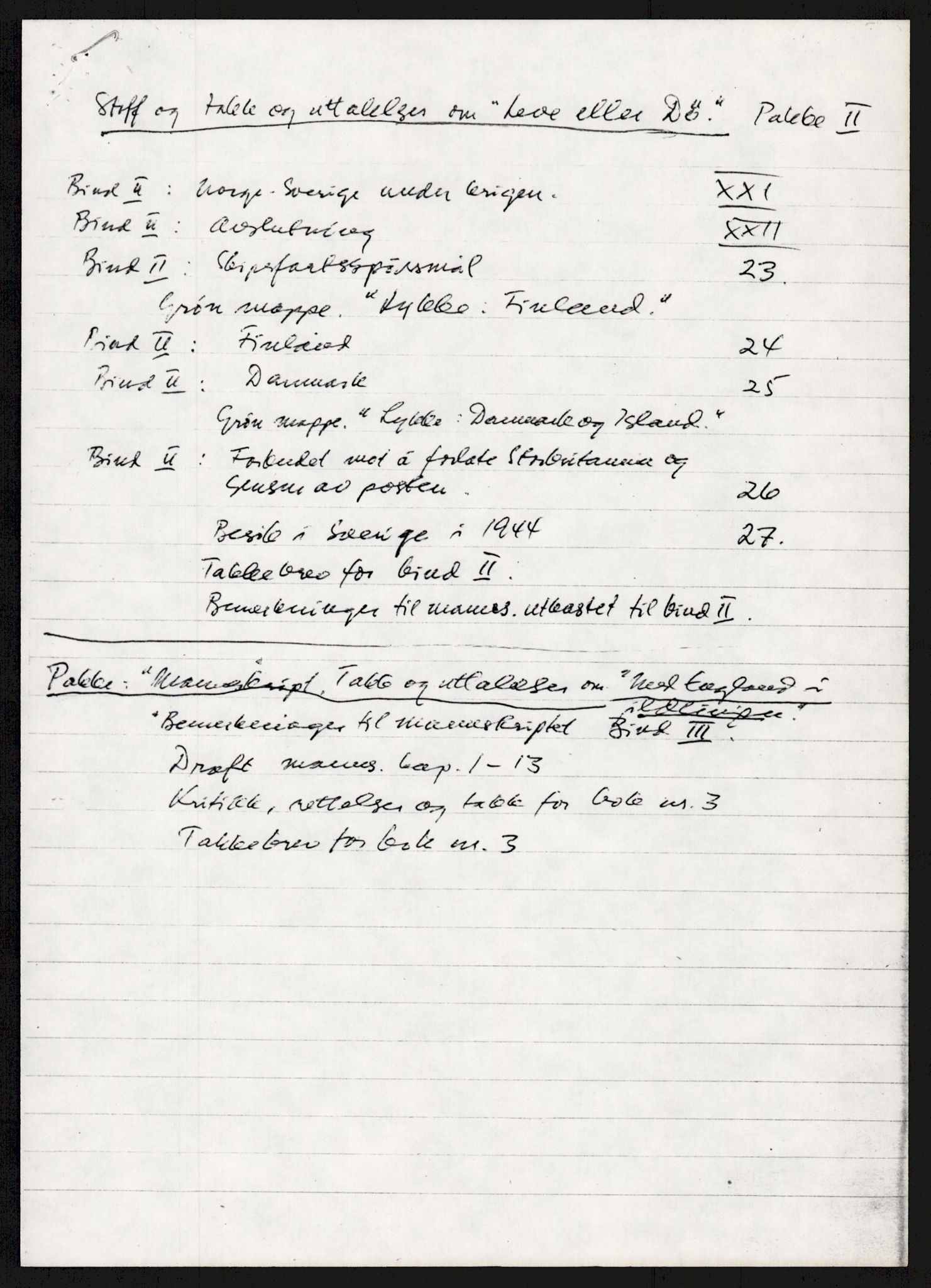 Lie, Trygve, AV/RA-PA-1407/D/L0001: Blandet korrespondanse., 1940-1944, p. 26