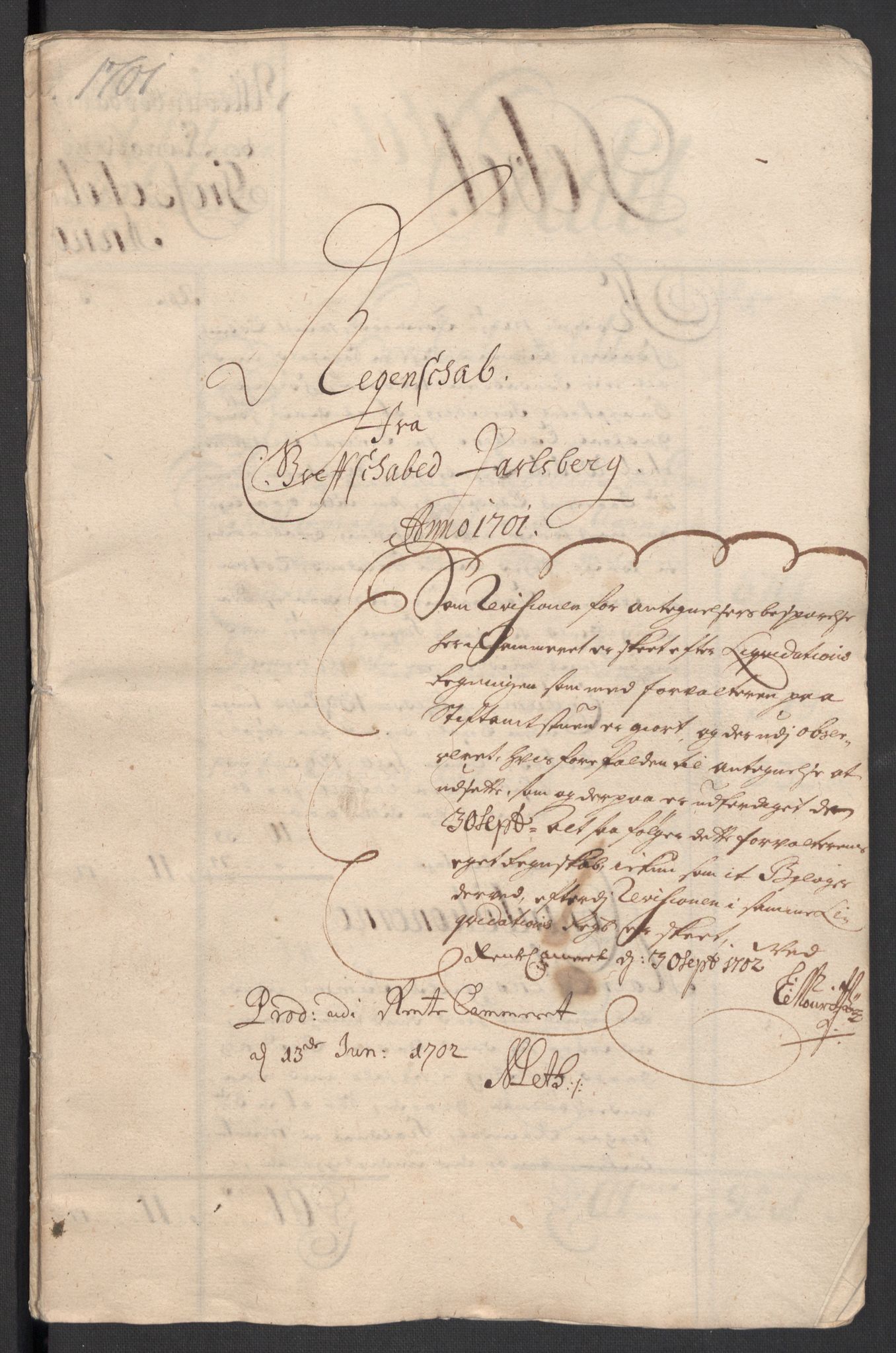 Rentekammeret inntil 1814, Reviderte regnskaper, Fogderegnskap, RA/EA-4092/R32/L1869: Fogderegnskap Jarlsberg grevskap, 1700-1701, p. 156