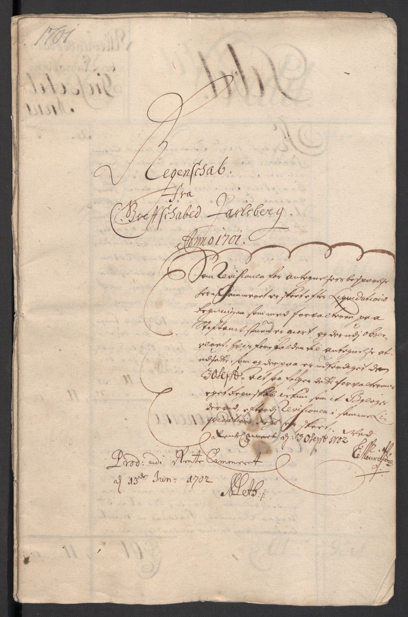 Rentekammeret inntil 1814, Reviderte regnskaper, Fogderegnskap, AV/RA-EA-4092/R32/L1869: Fogderegnskap Jarlsberg grevskap, 1700-1701, p. 156