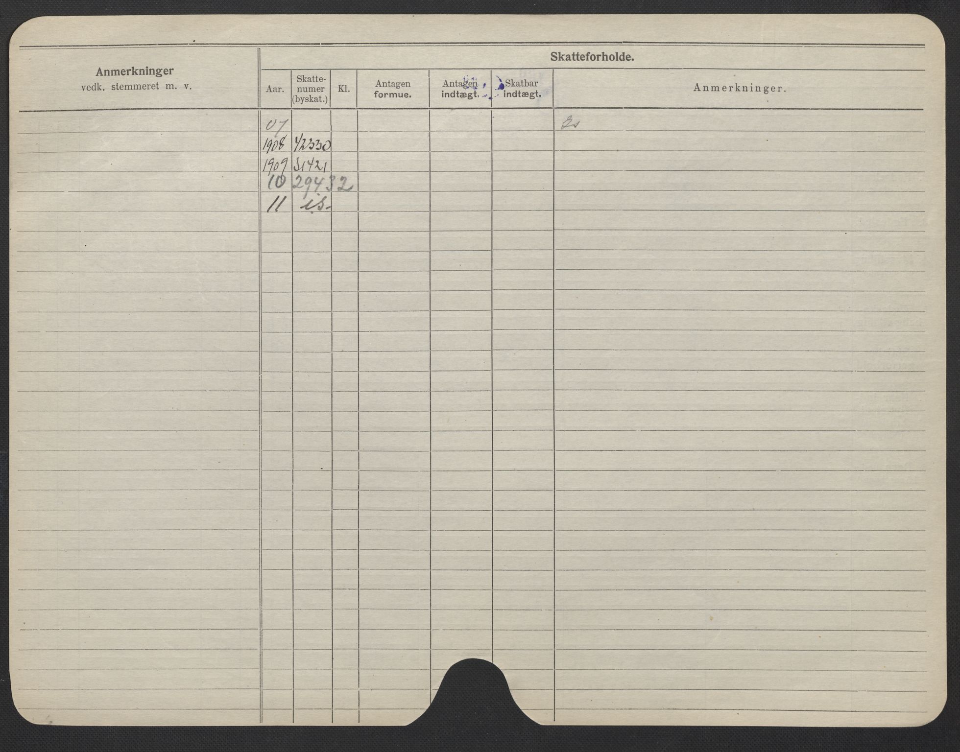 Oslo folkeregister, Registerkort, AV/SAO-A-11715/F/Fa/Fac/L0023: Kvinner, 1906-1914, p. 225b