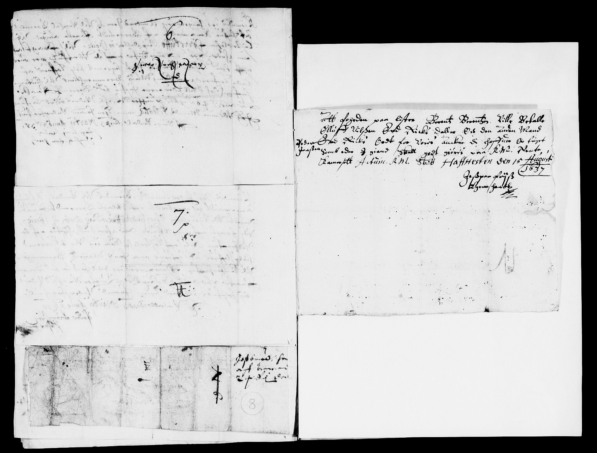 Rentekammeret inntil 1814, Reviderte regnskaper, Lensregnskaper, AV/RA-EA-5023/R/Rb/Rbr/L0011: Lista len, 1636-1639