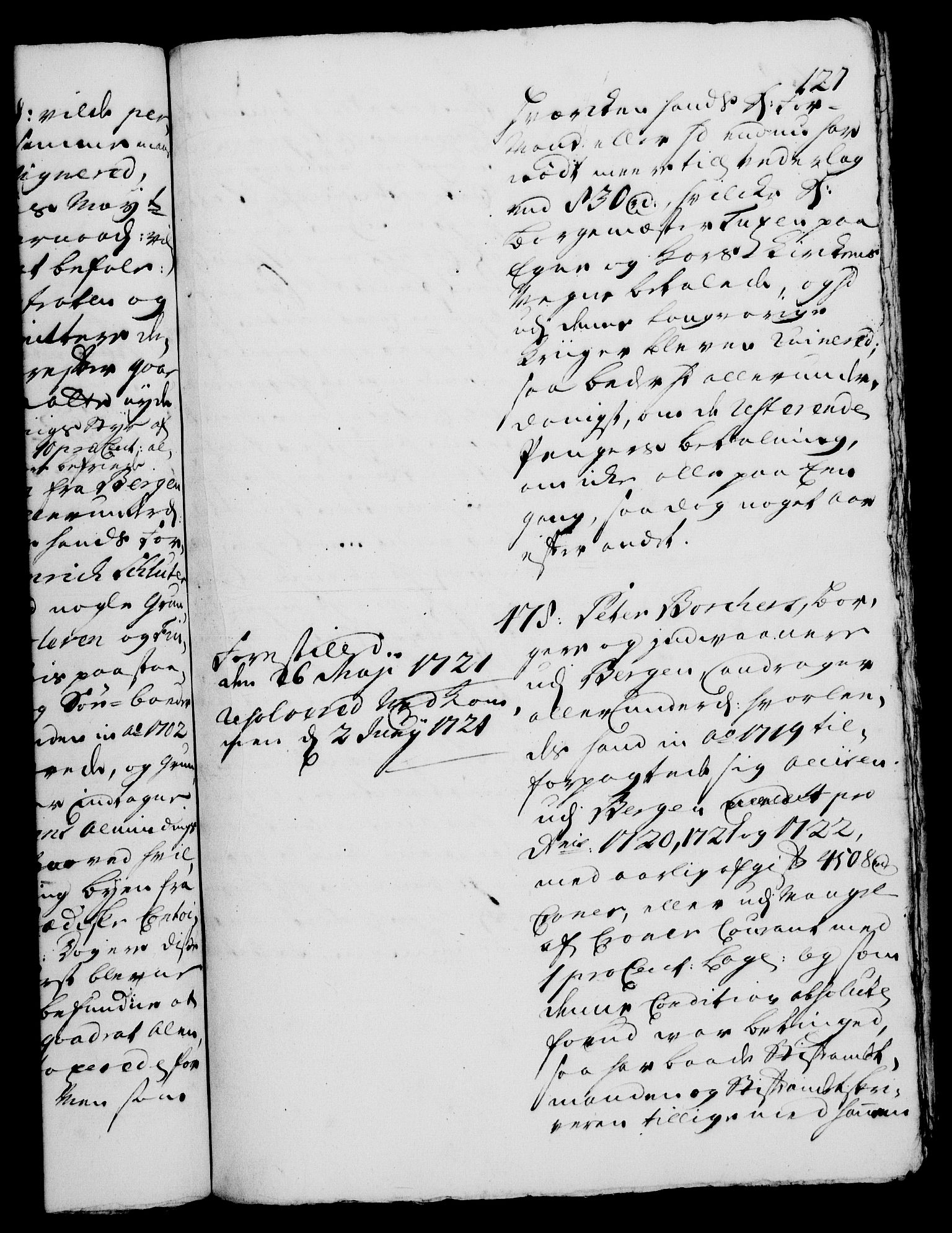 Rentekammeret, Kammerkanselliet, AV/RA-EA-3111/G/Gh/Gha/L0002: Norsk ekstraktmemorialprotokoll, sak. 376-599 (merket RK 53.47), 1720, p. 127