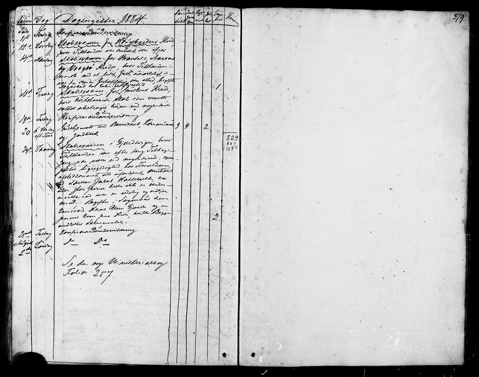 Ministerialprotokoller, klokkerbøker og fødselsregistre - Møre og Romsdal, AV/SAT-A-1454/503/L0034: Parish register (official) no. 503A02, 1841-1884, p. 379