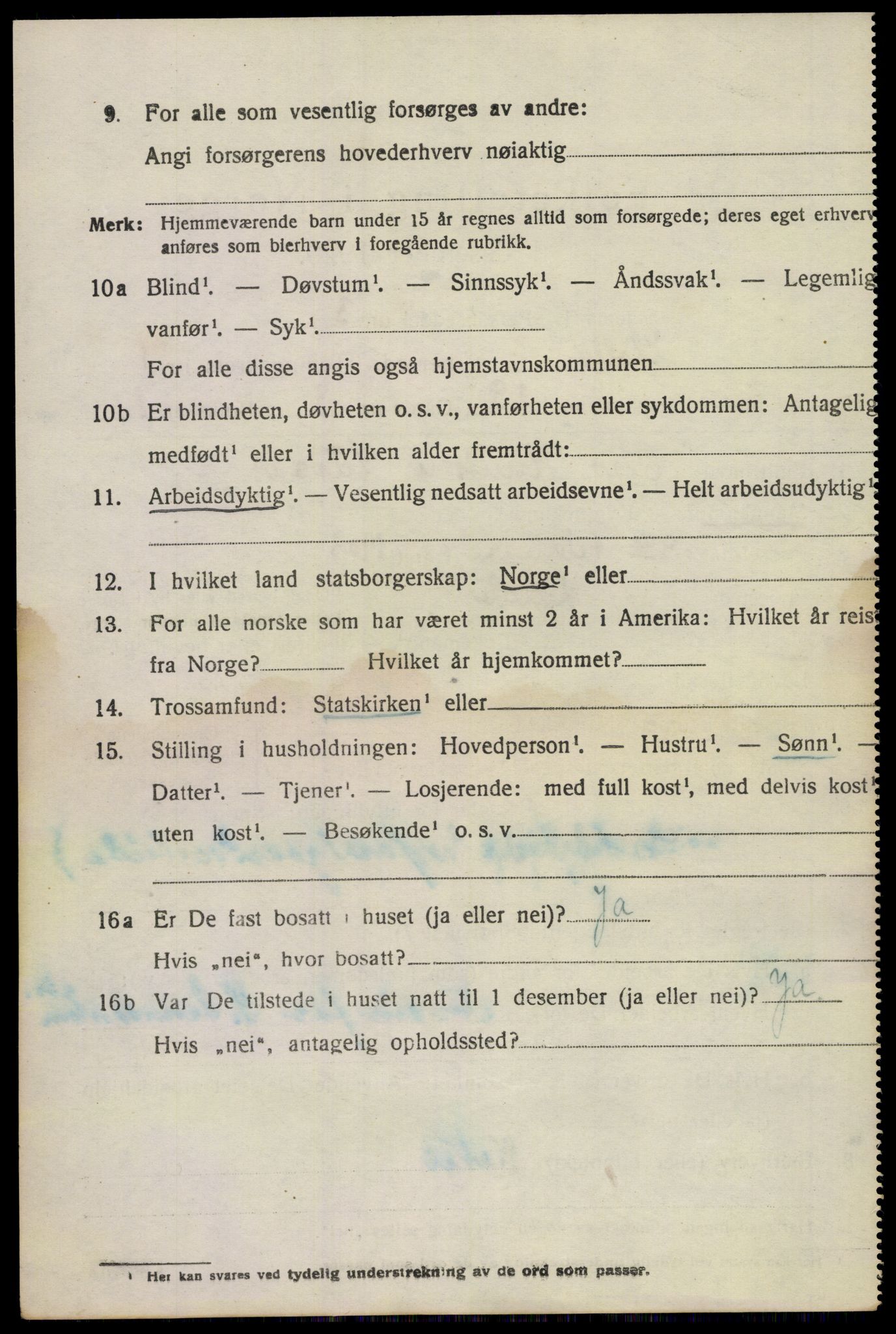 SAKO, 1920 census for Holla, 1920, p. 1602