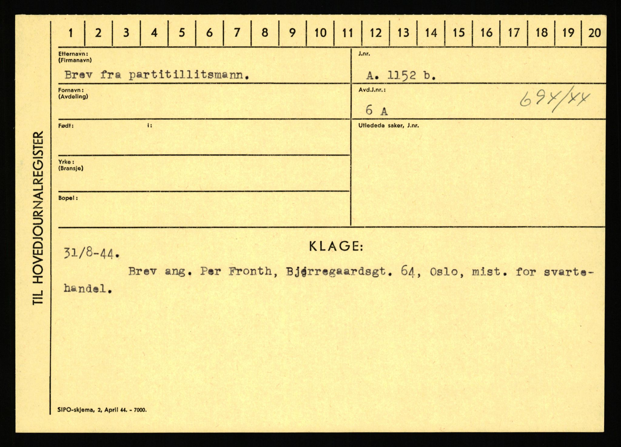 Statspolitiet - Hovedkontoret / Osloavdelingen, AV/RA-S-1329/C/Ca/L0003: Brechan - Eichinger	, 1943-1945, p. 386