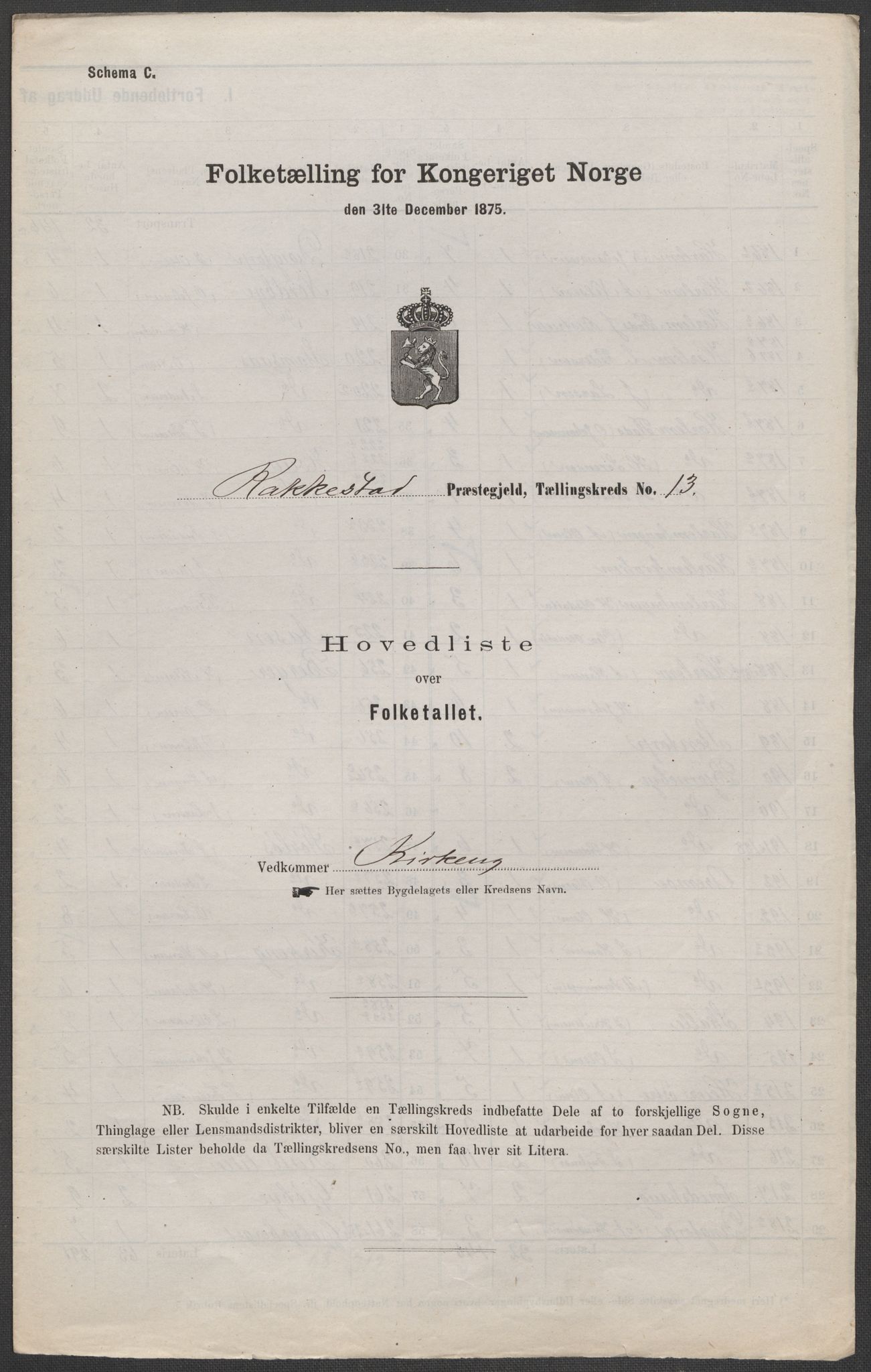 RA, 1875 census for 0128P Rakkestad, 1875, p. 49