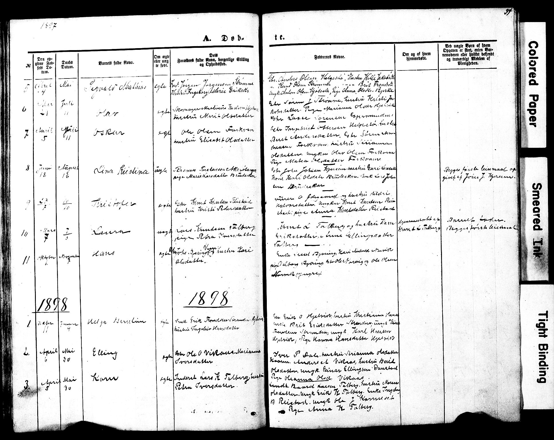Ministerialprotokoller, klokkerbøker og fødselsregistre - Møre og Romsdal, SAT/A-1454/550/L0618: Parish register (copy) no. 550C01, 1870-1927, p. 34