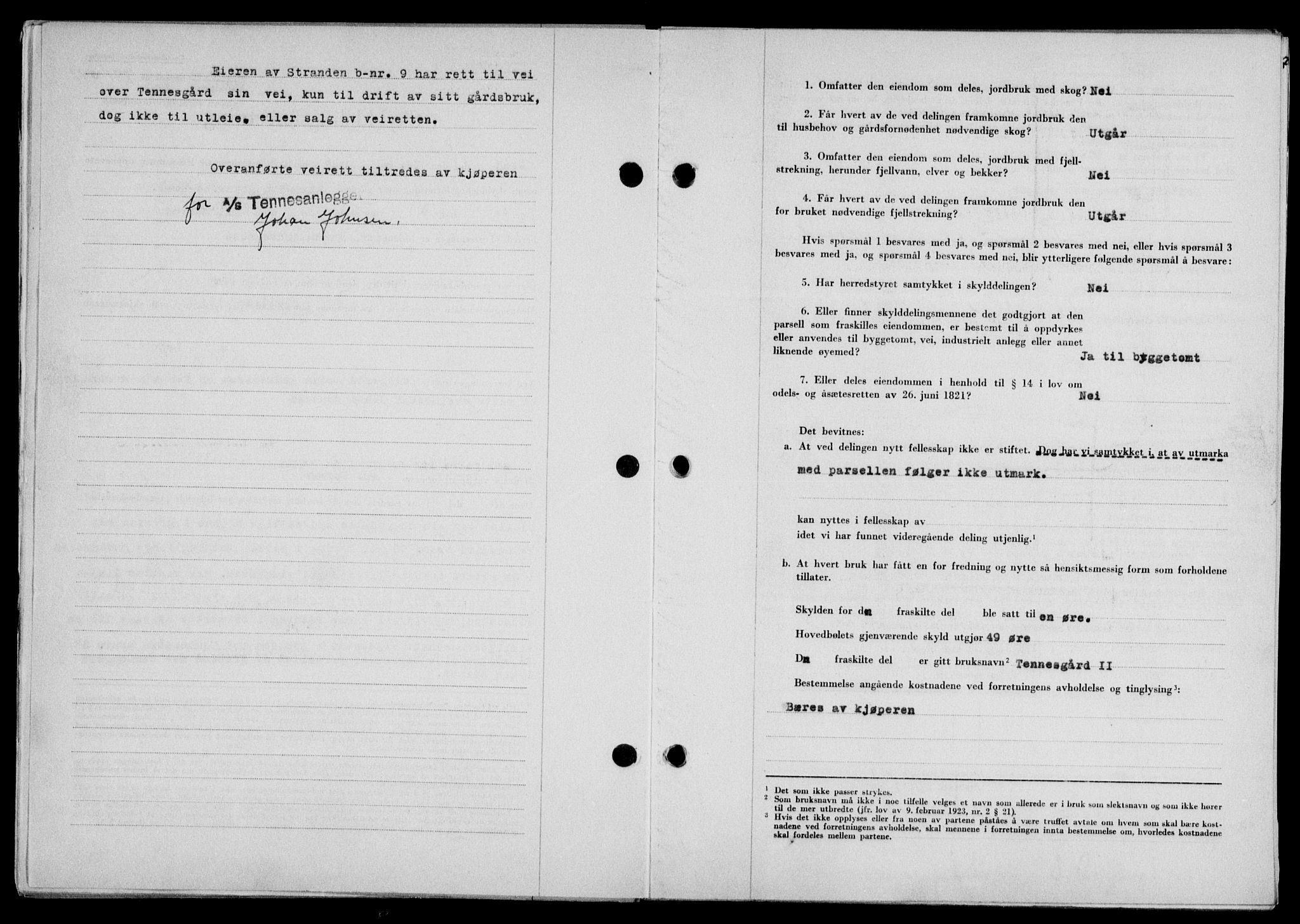 Lofoten sorenskriveri, SAT/A-0017/1/2/2C/L0016a: Mortgage book no. 16a, 1947-1947, Diary no: : 781/1947