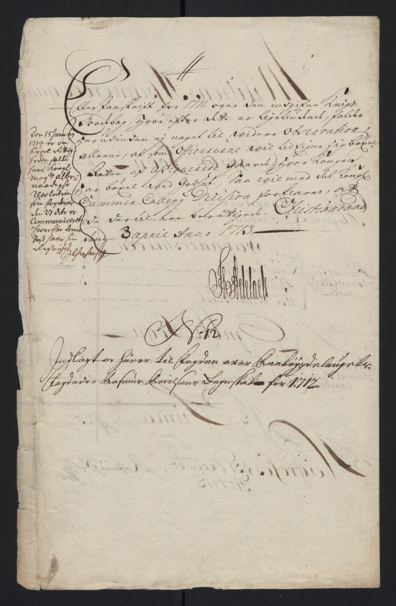 Rentekammeret inntil 1814, Reviderte regnskaper, Fogderegnskap, AV/RA-EA-4092/R40/L2450: Fogderegnskap Råbyggelag, 1712-1713, p. 203