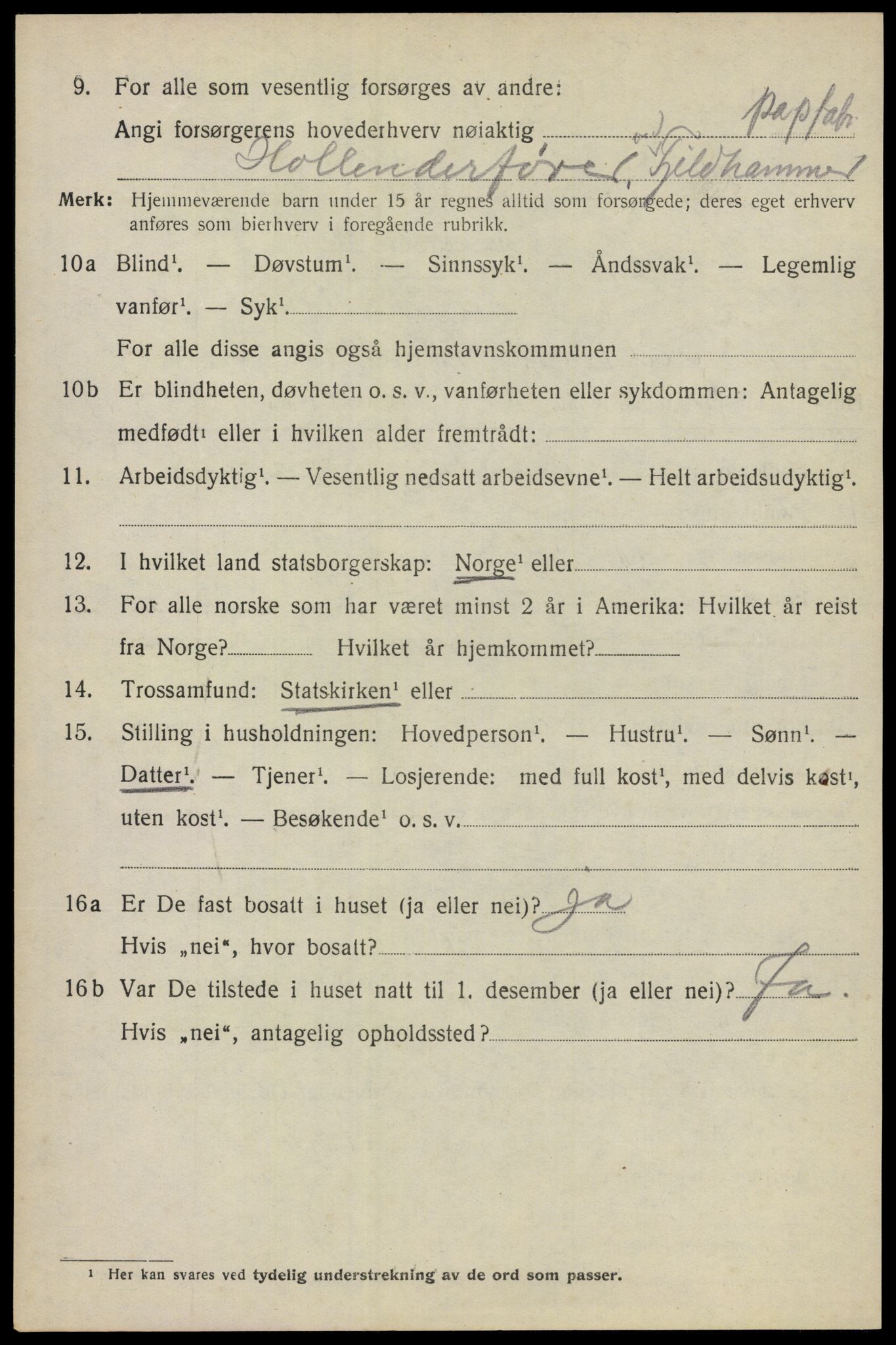 SAO, 1920 census for Lørenskog, 1920, p. 3518