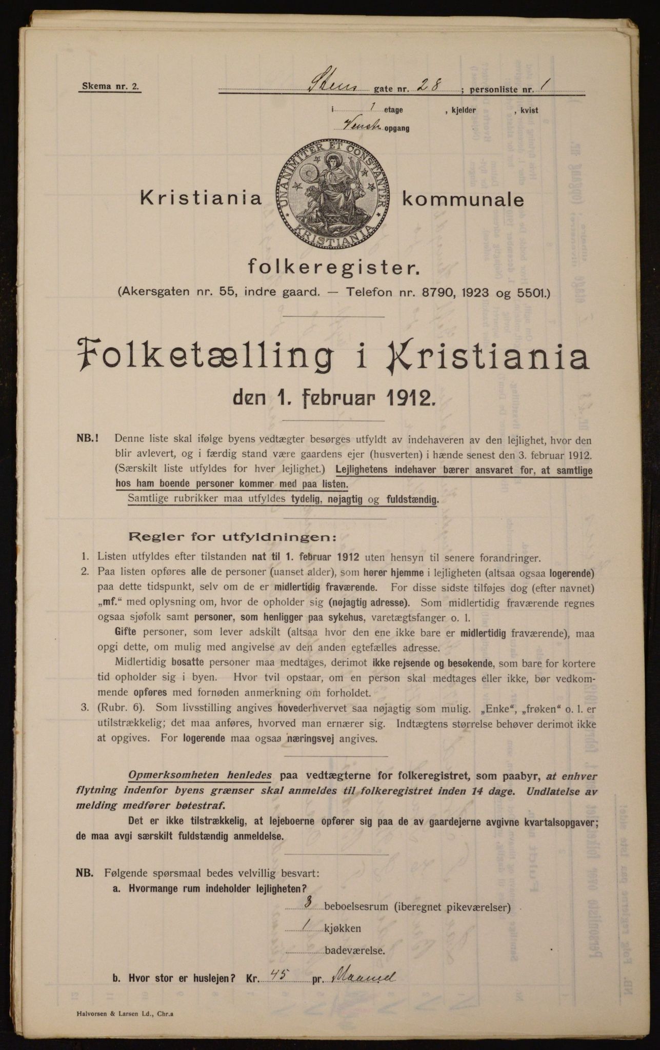 OBA, Municipal Census 1912 for Kristiania, 1912, p. 102180