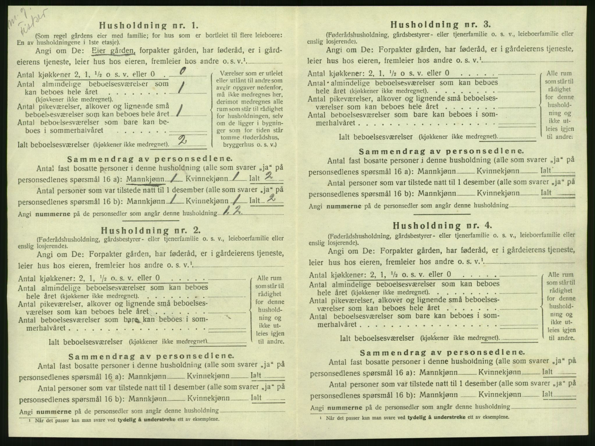 SAT, 1920 census for Herøy, 1920, p. 851